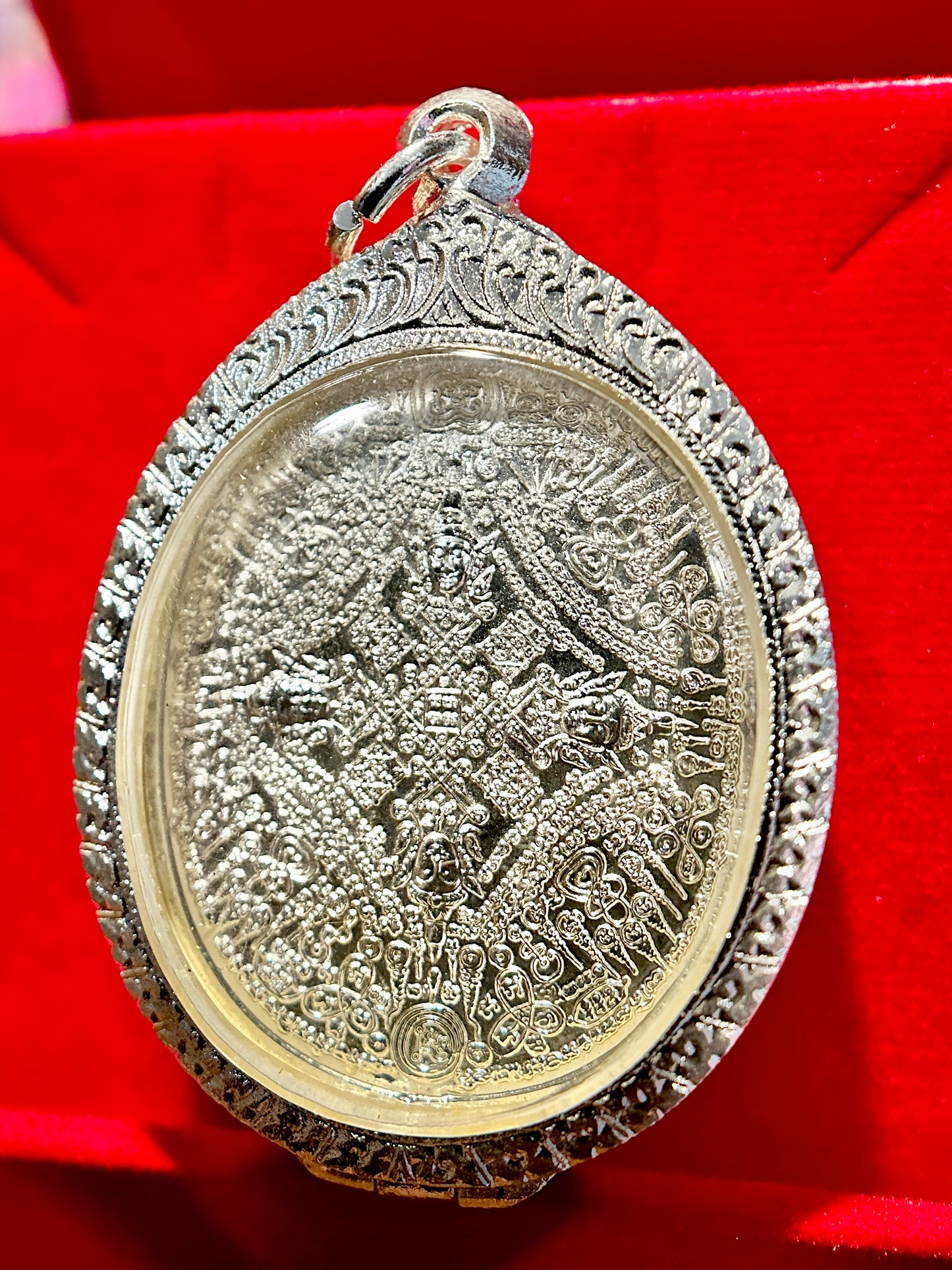 Phra Phrom Amulet (Thai Flag) Silver