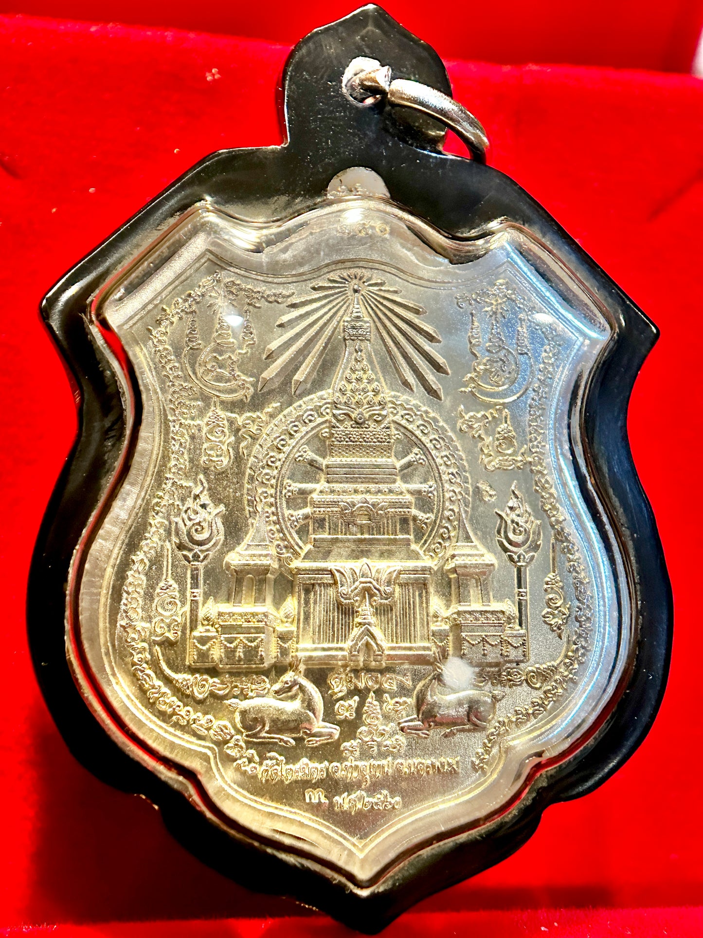 Twin Naga Enlightenment Amulet (Silver)