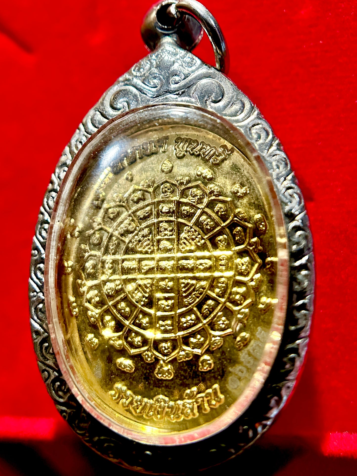 Garuda & Vishnu Tri-Color Prosperity Amulet