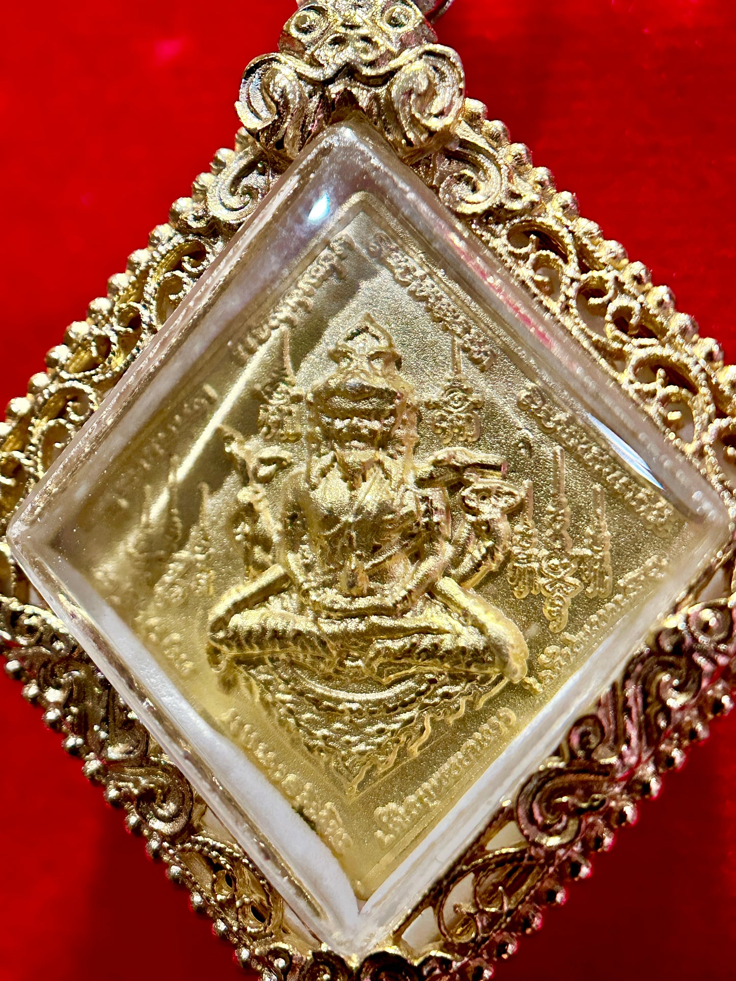 Lersi & Phra Phrom Four-Faces Yantra