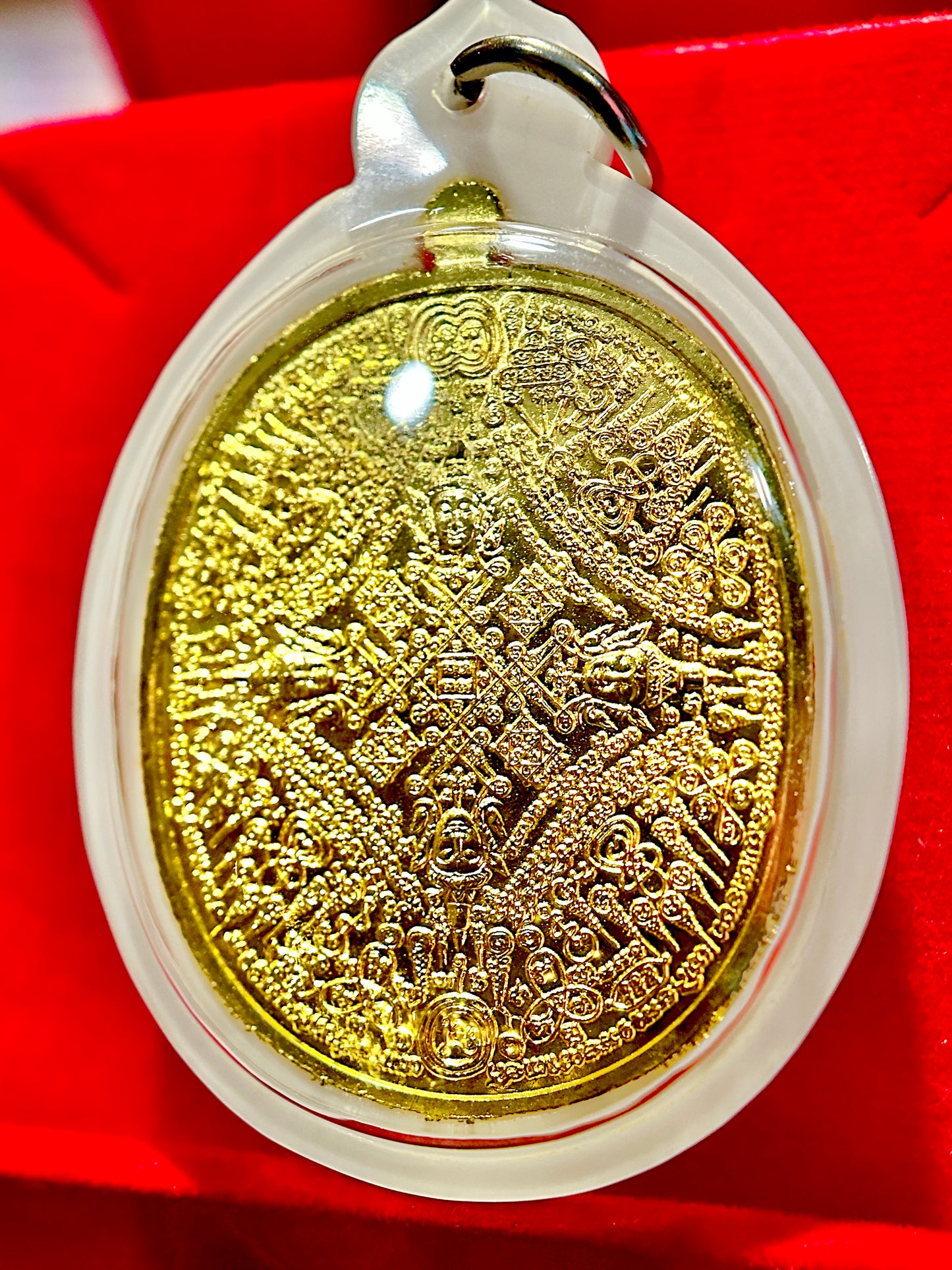 Phra Phrom Amulet (Thai Flag) Gold