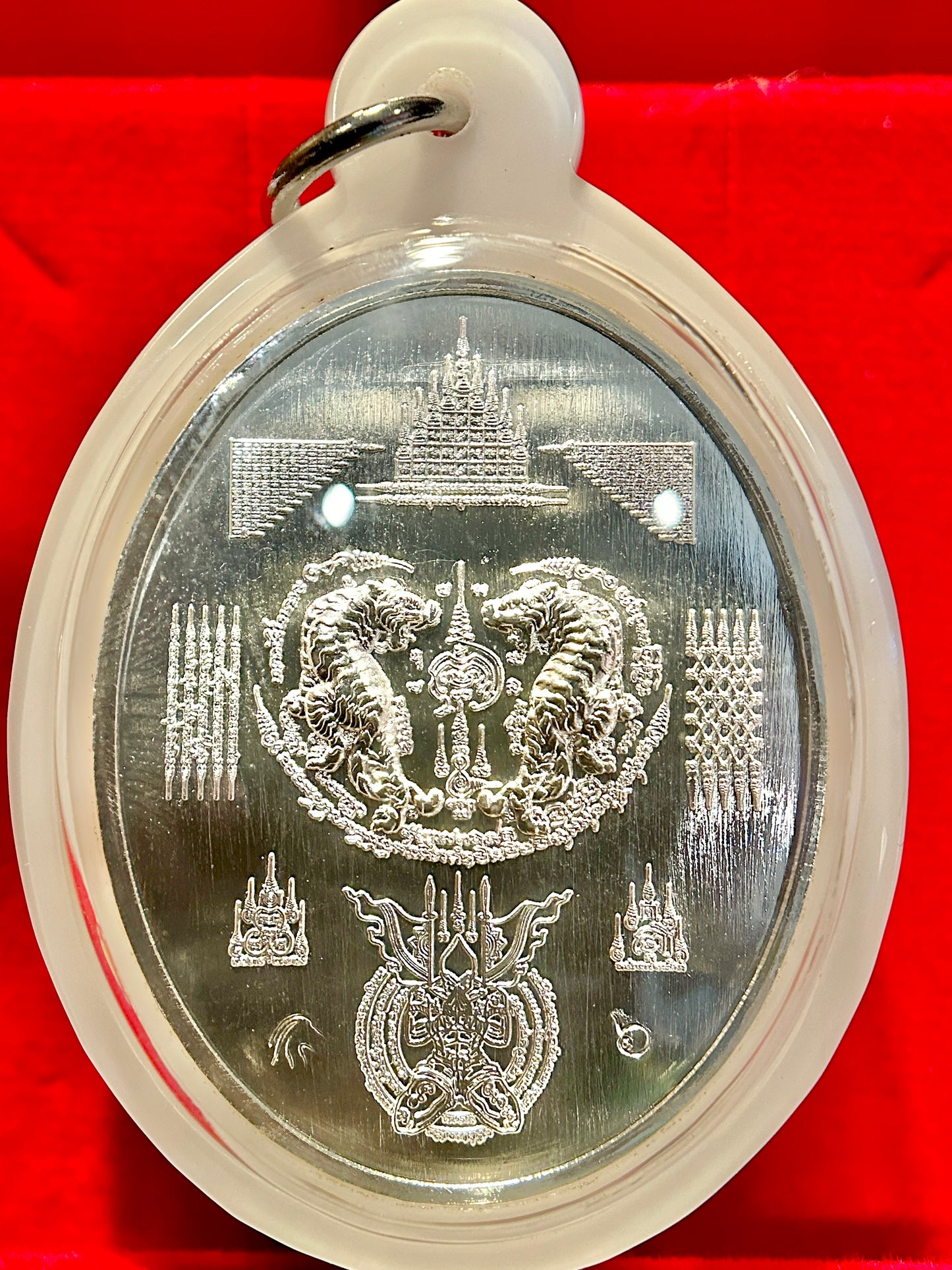 Nai Khanom Tom Signature Amulet (Silver Edition – White Case)