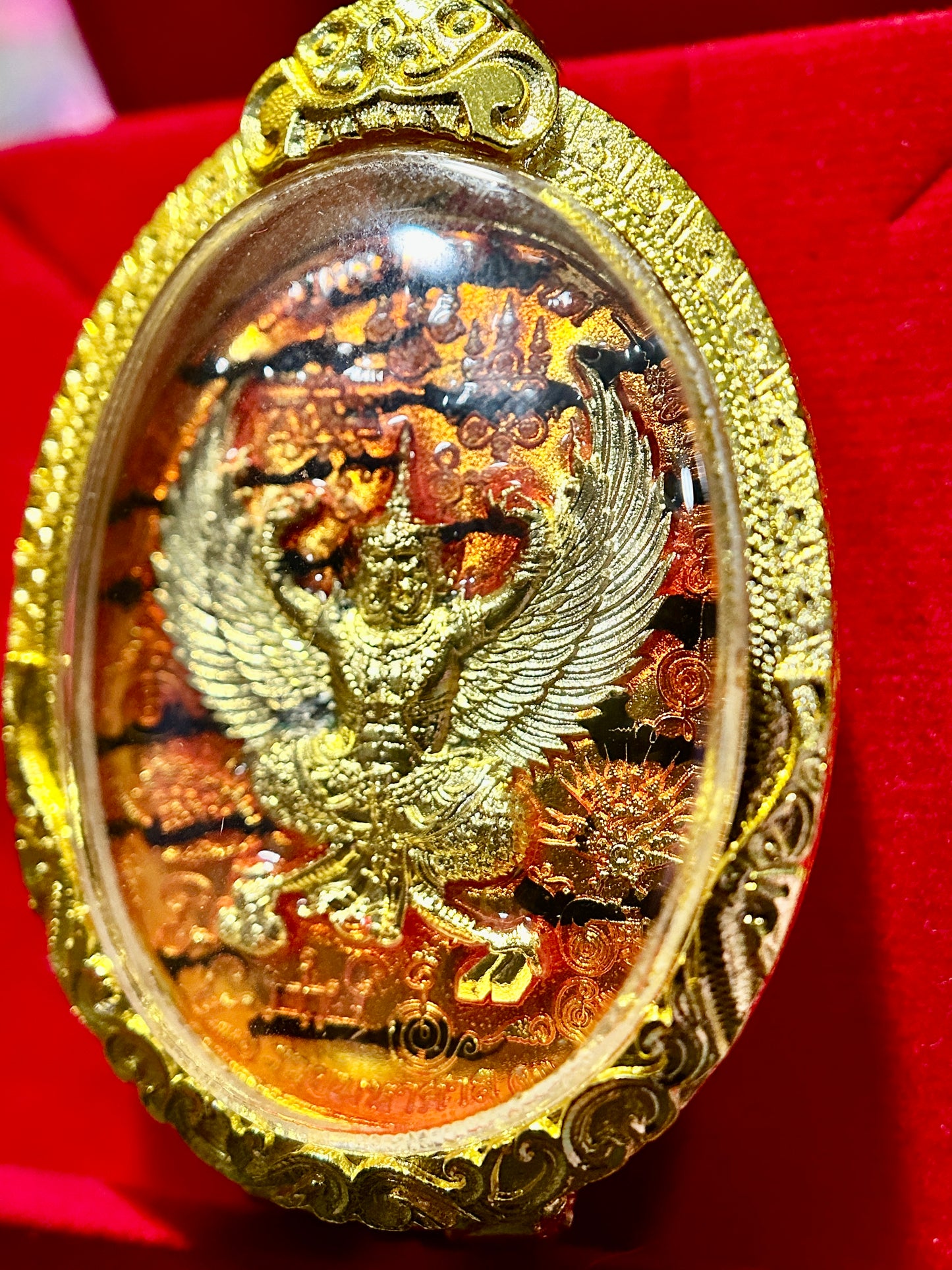 Garuda & Tao Wessuwan (Orange/Gold)