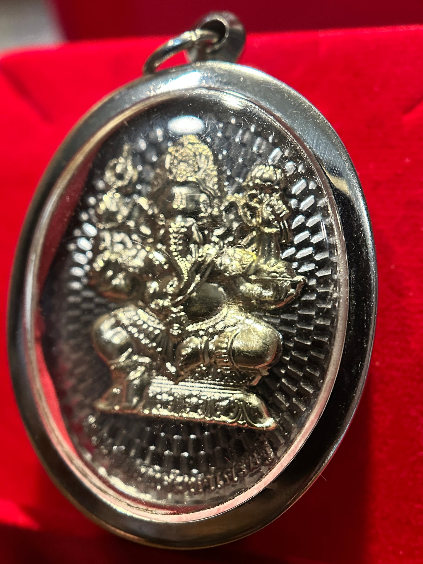 Ganesha Maha Ruesi Om Yantra (Silver)