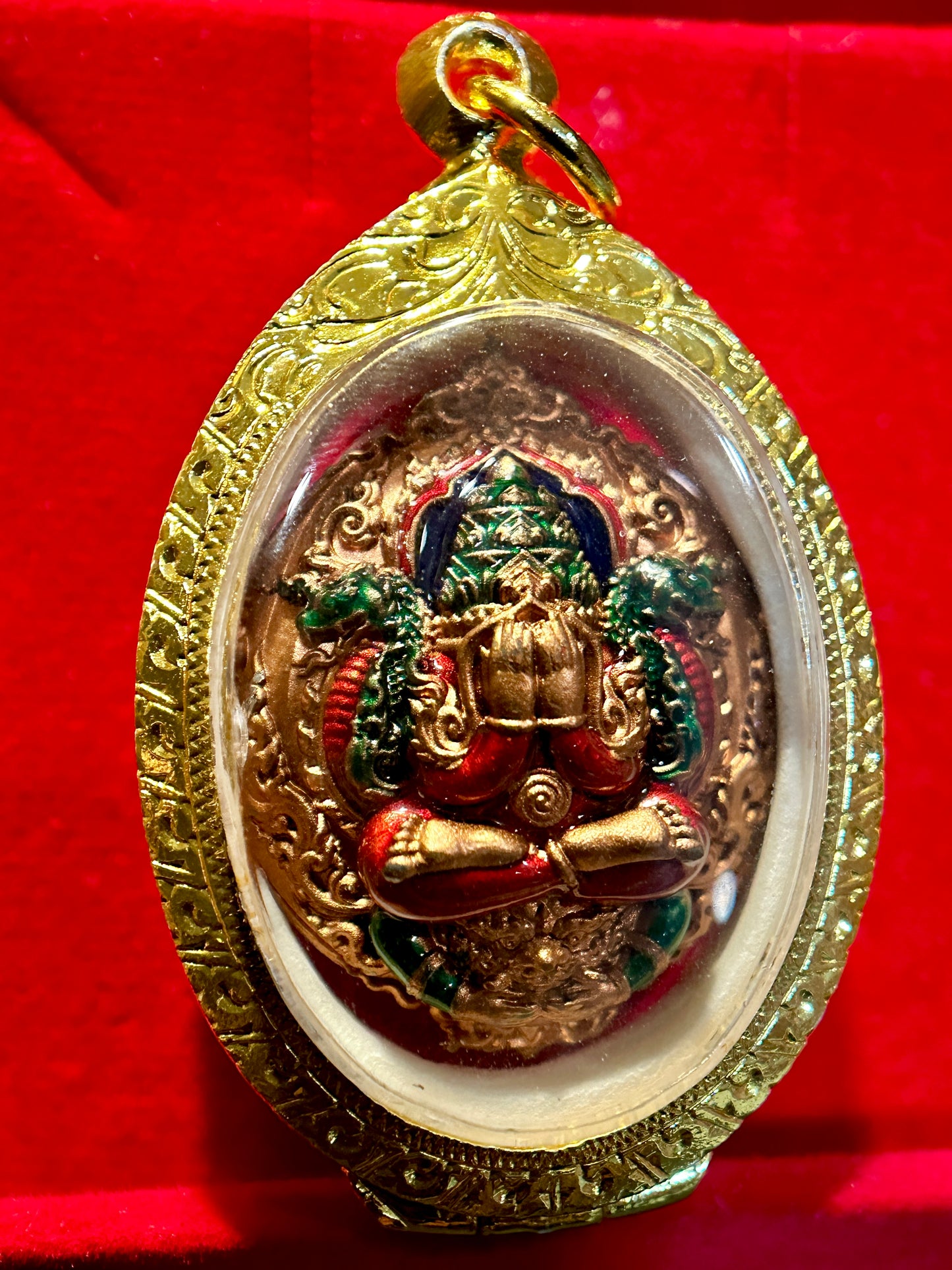 Phra Buddha 5-Head Naga & Phra Pidta Amulet