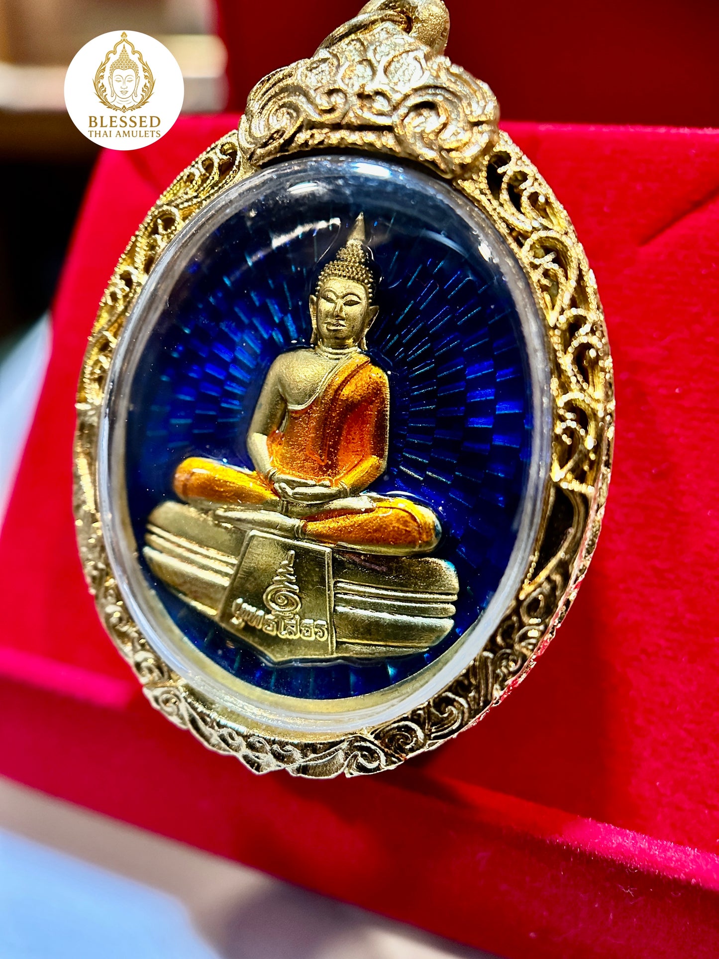 Golden Buddha Radiance (Blue)