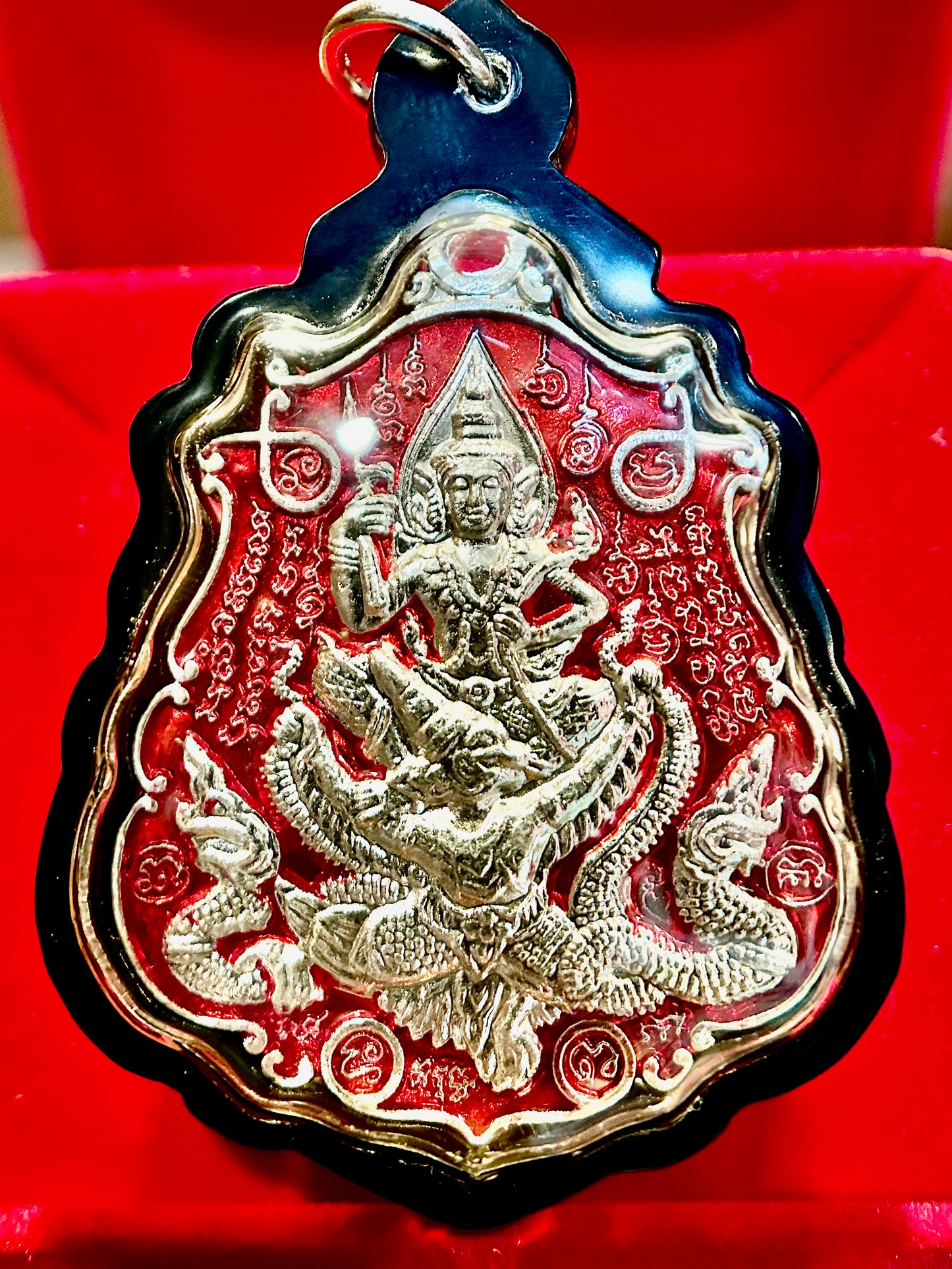 Vishnu & Garuda with Nagas