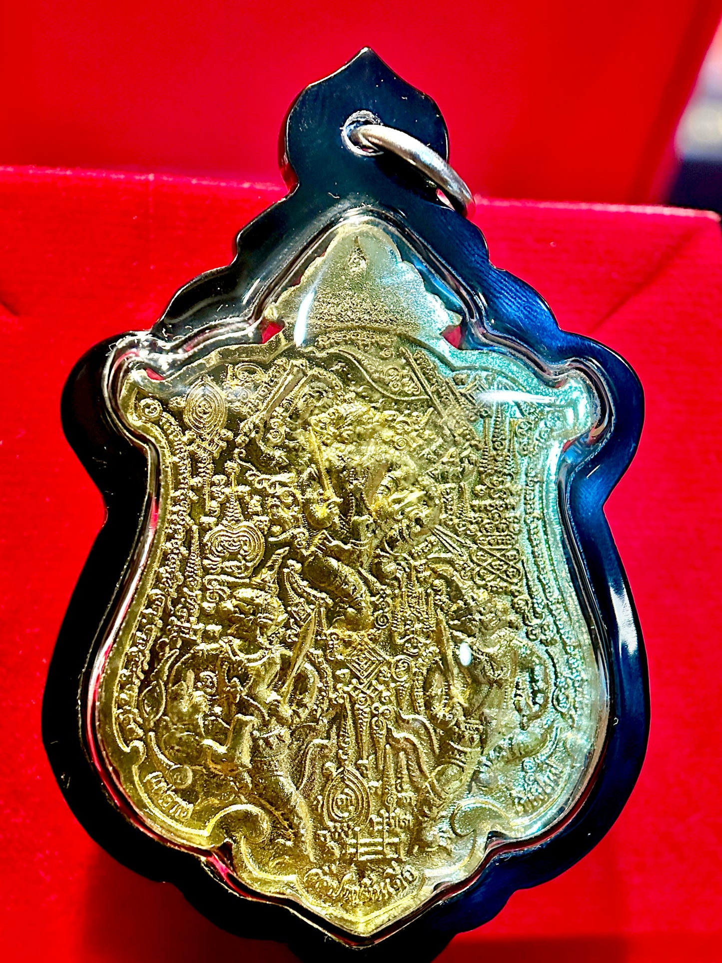 Kali/Shiva & Triple Hanuman (Black/Gold)