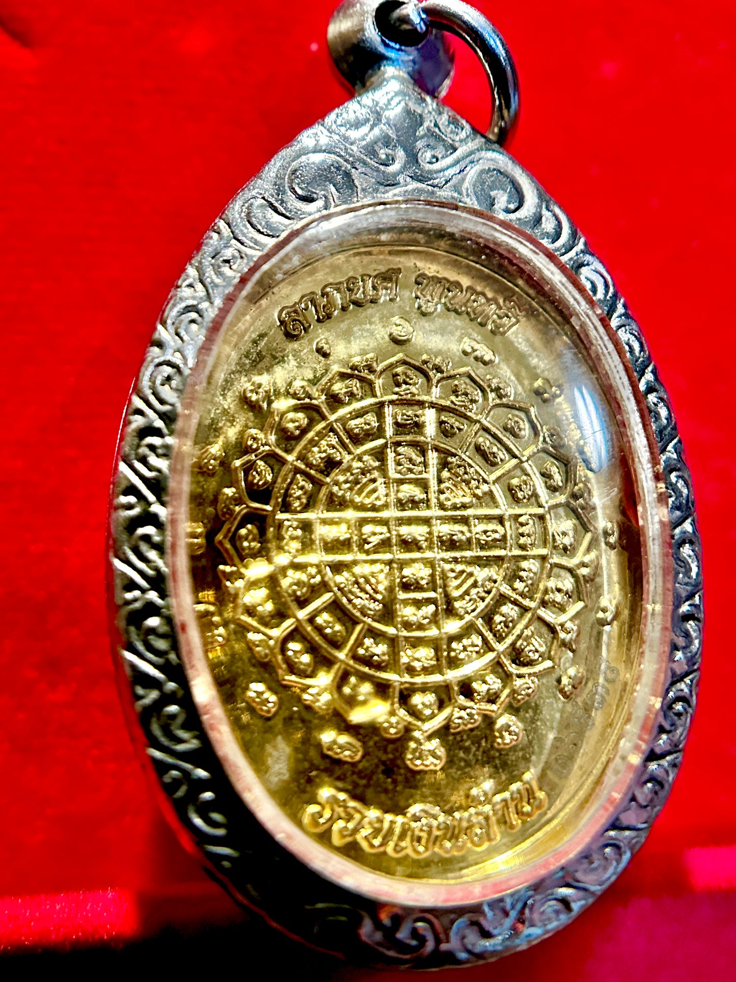 Garuda & Vishnu Tri-Color Prosperity Amulet