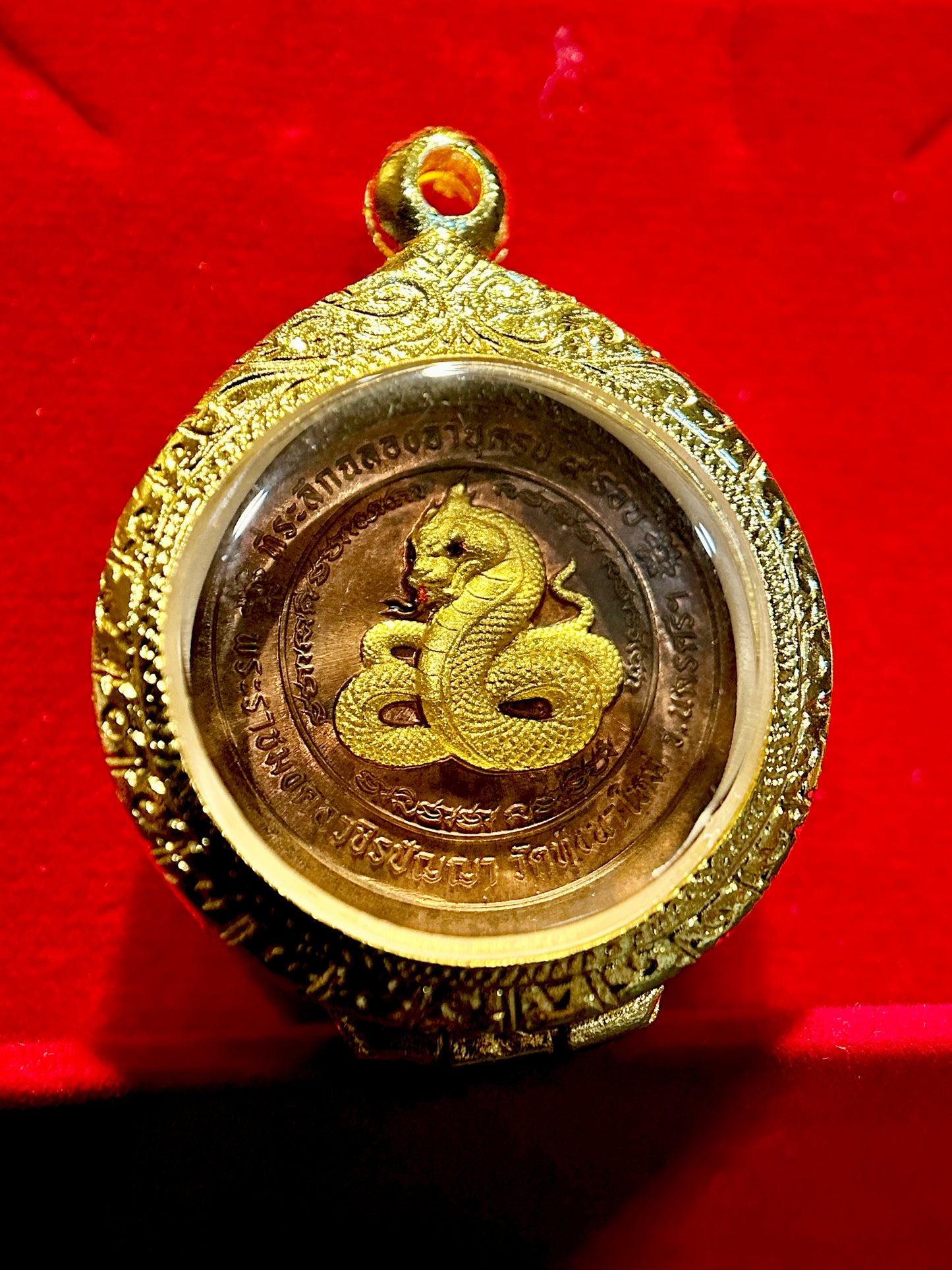 Chok Dee Serpent King of Fortune (Brown & Gold)