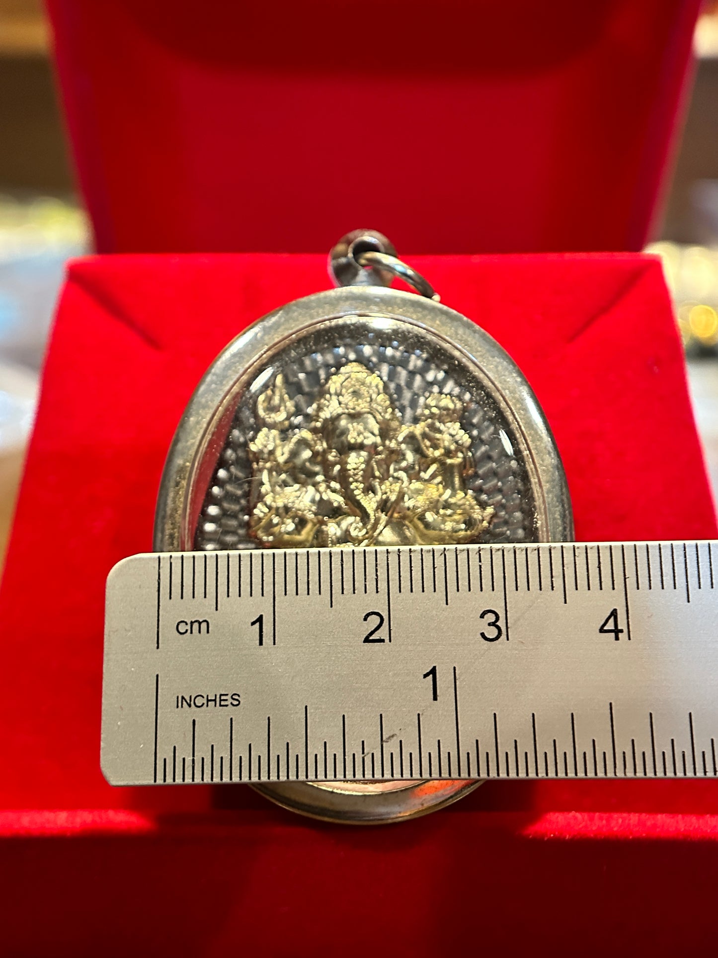 Ganesha Maha Ruesi Om Yantra (Silver)