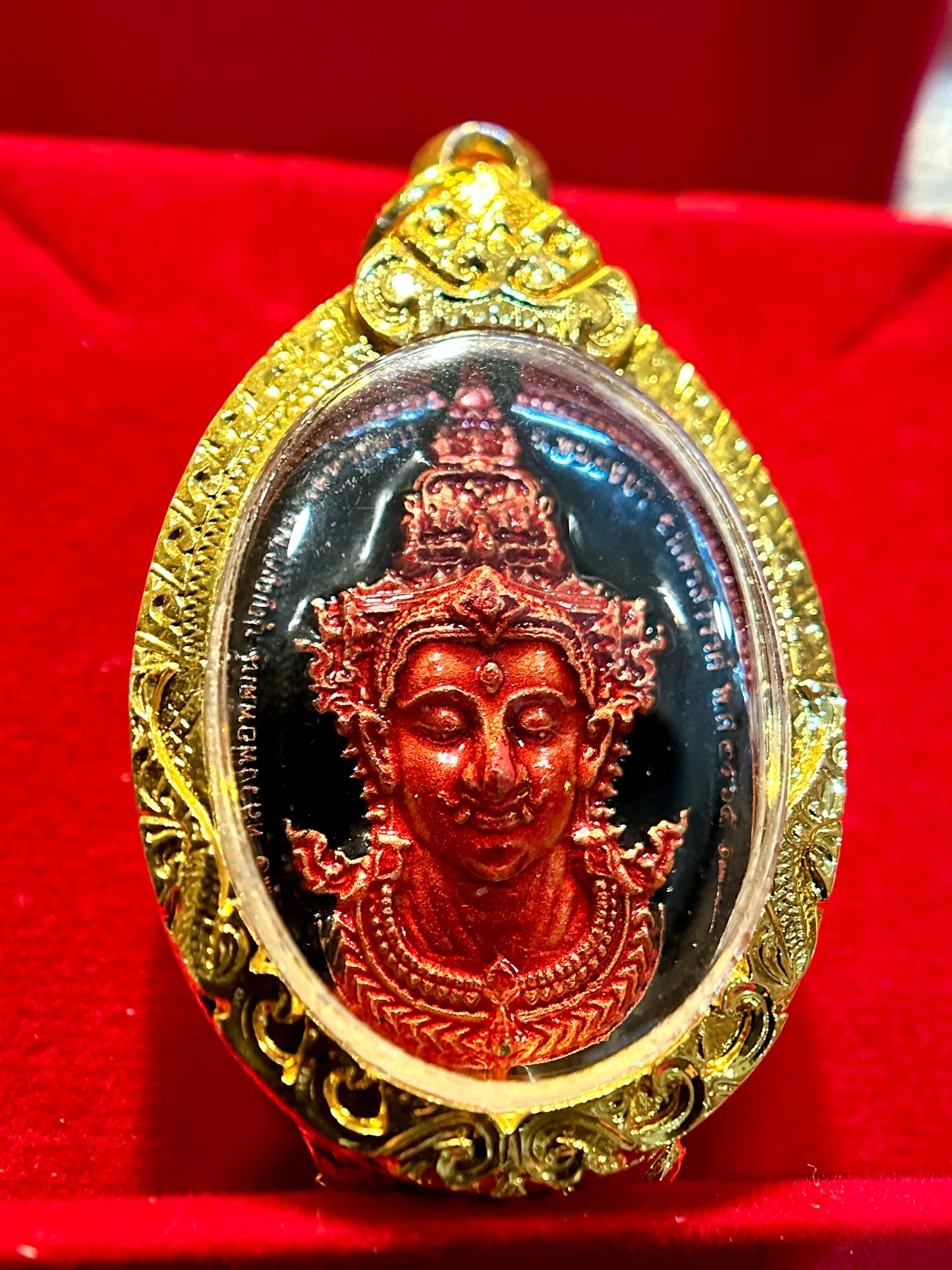 Double-Face Tao Wessuwan Guardian Amulet