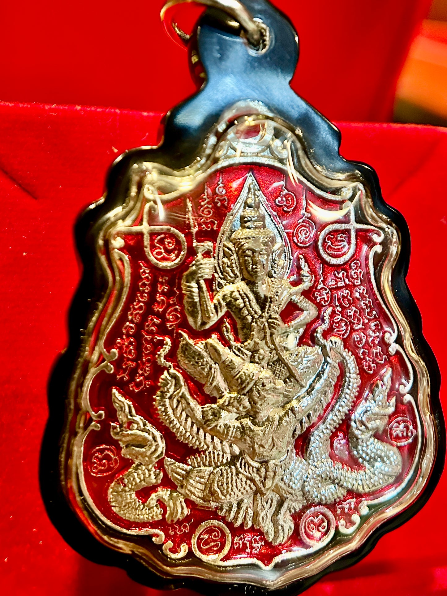 Vishnu & Garuda with Nagas