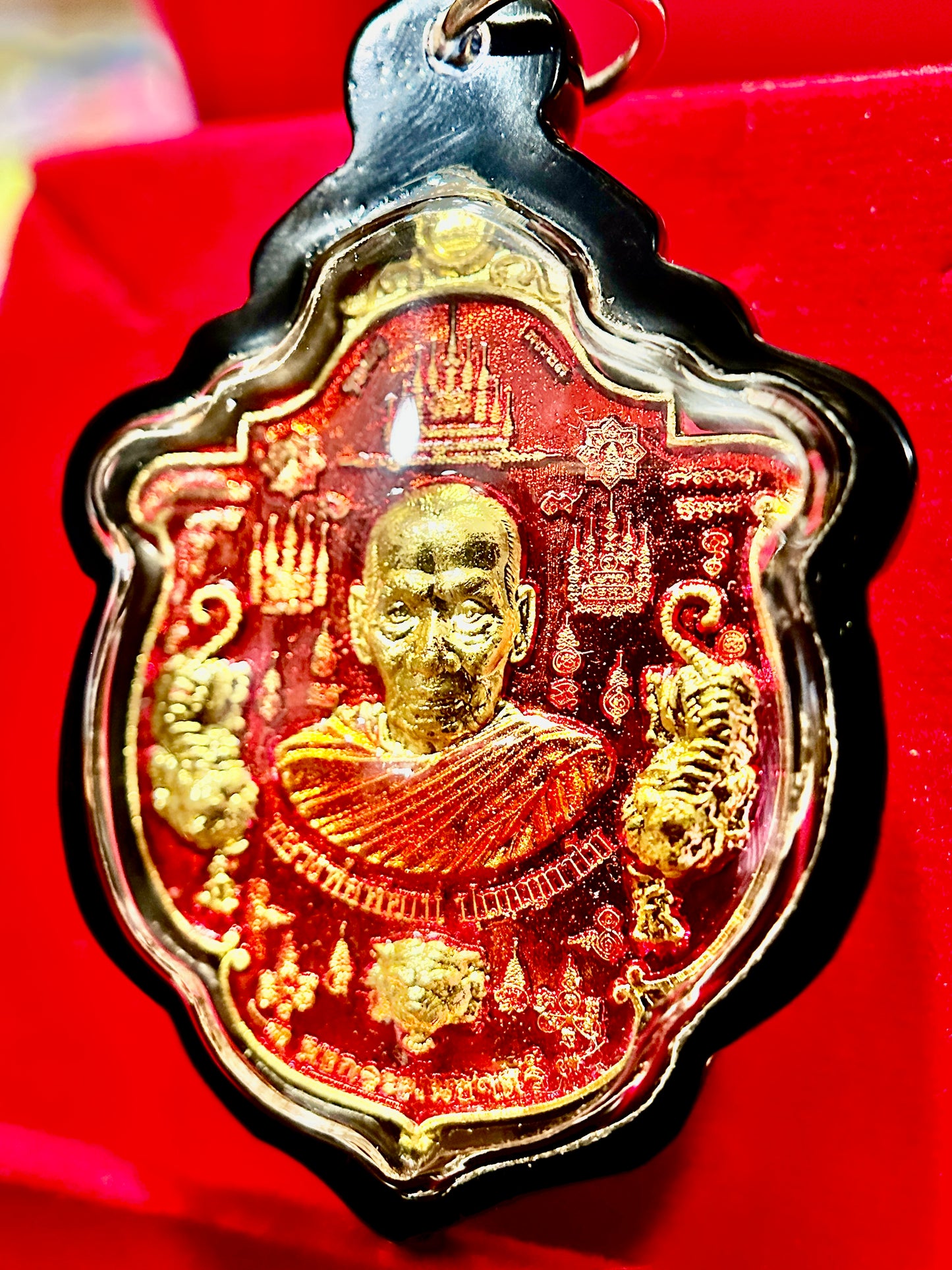 Luang Phor Phat Tiger Power (Red/Gold)