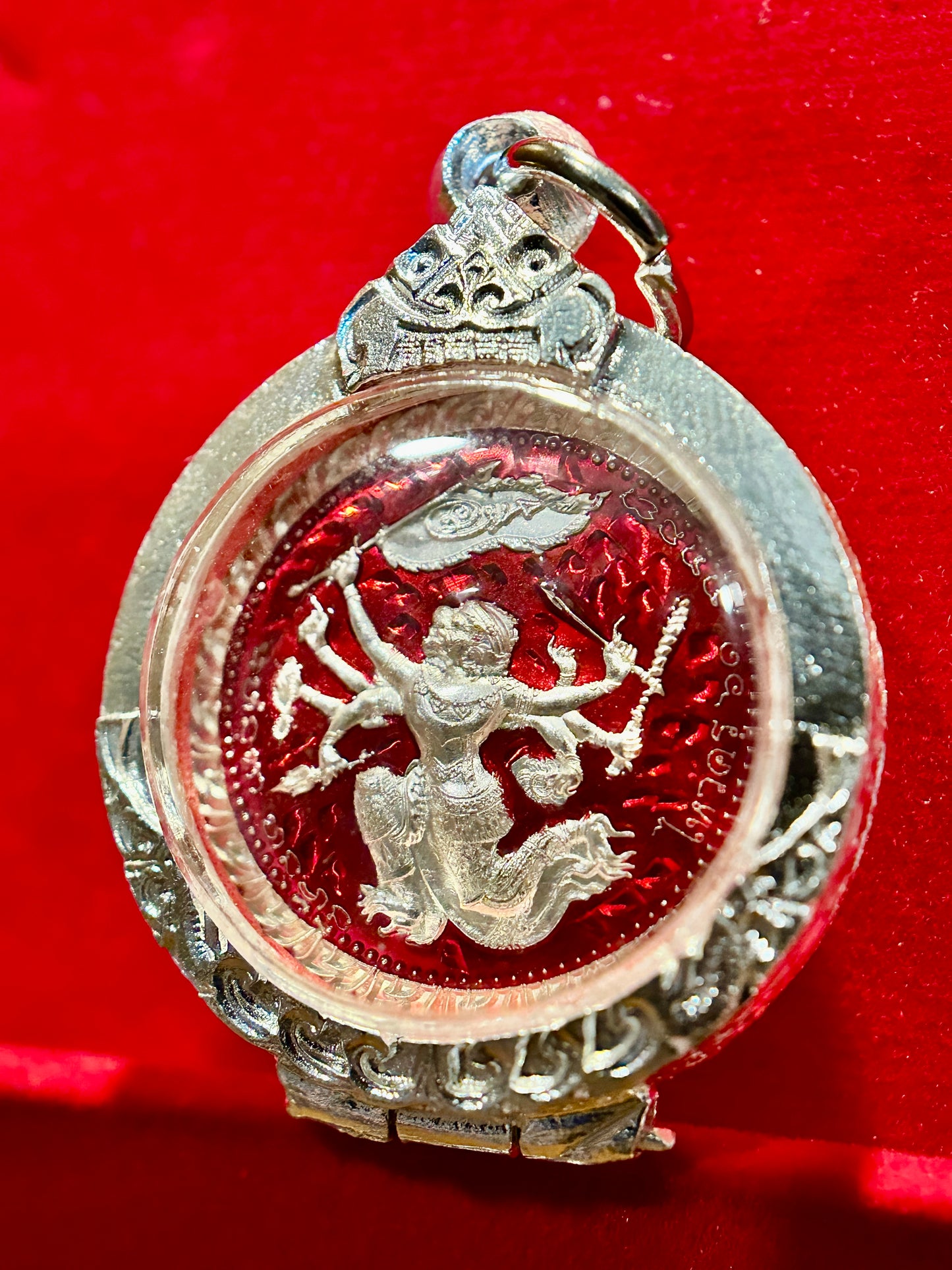 Hanuman of the Crimson Moon –(Real Silver)