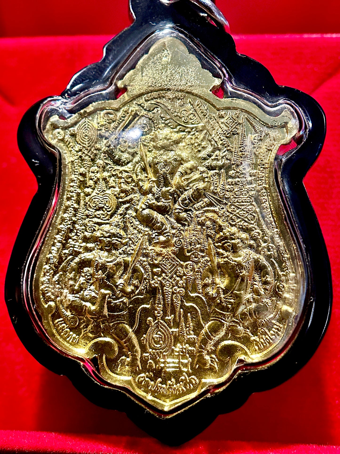 Kali/Shiva & Triple Hanuman (Black/Gold)