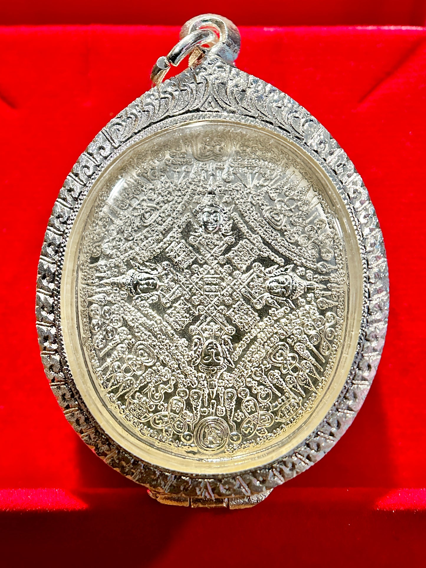 Phra Phrom Amulet (Thai Flag) Silver