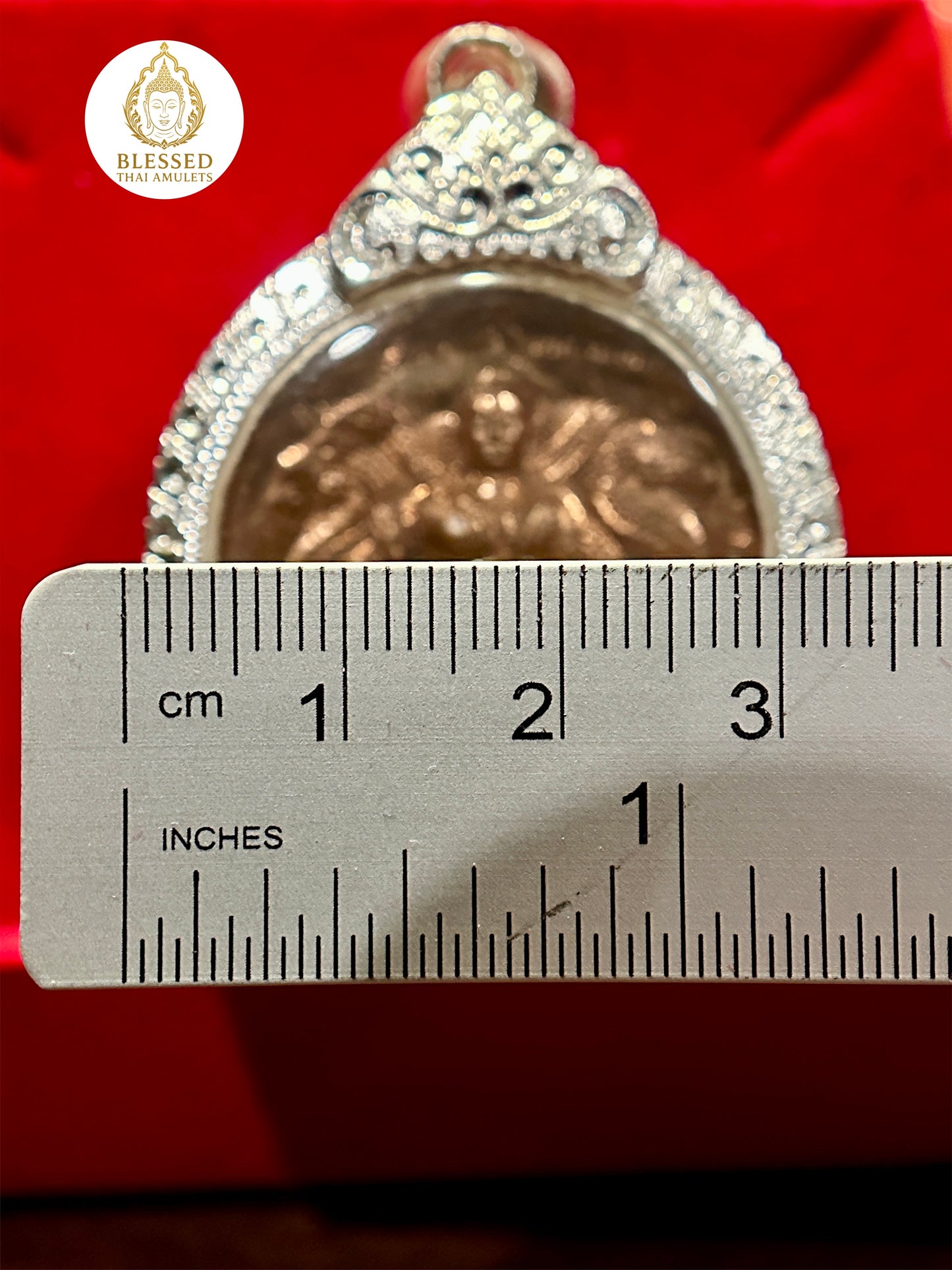 Naga-Protected Bodhisattva Amulet (Bronze)