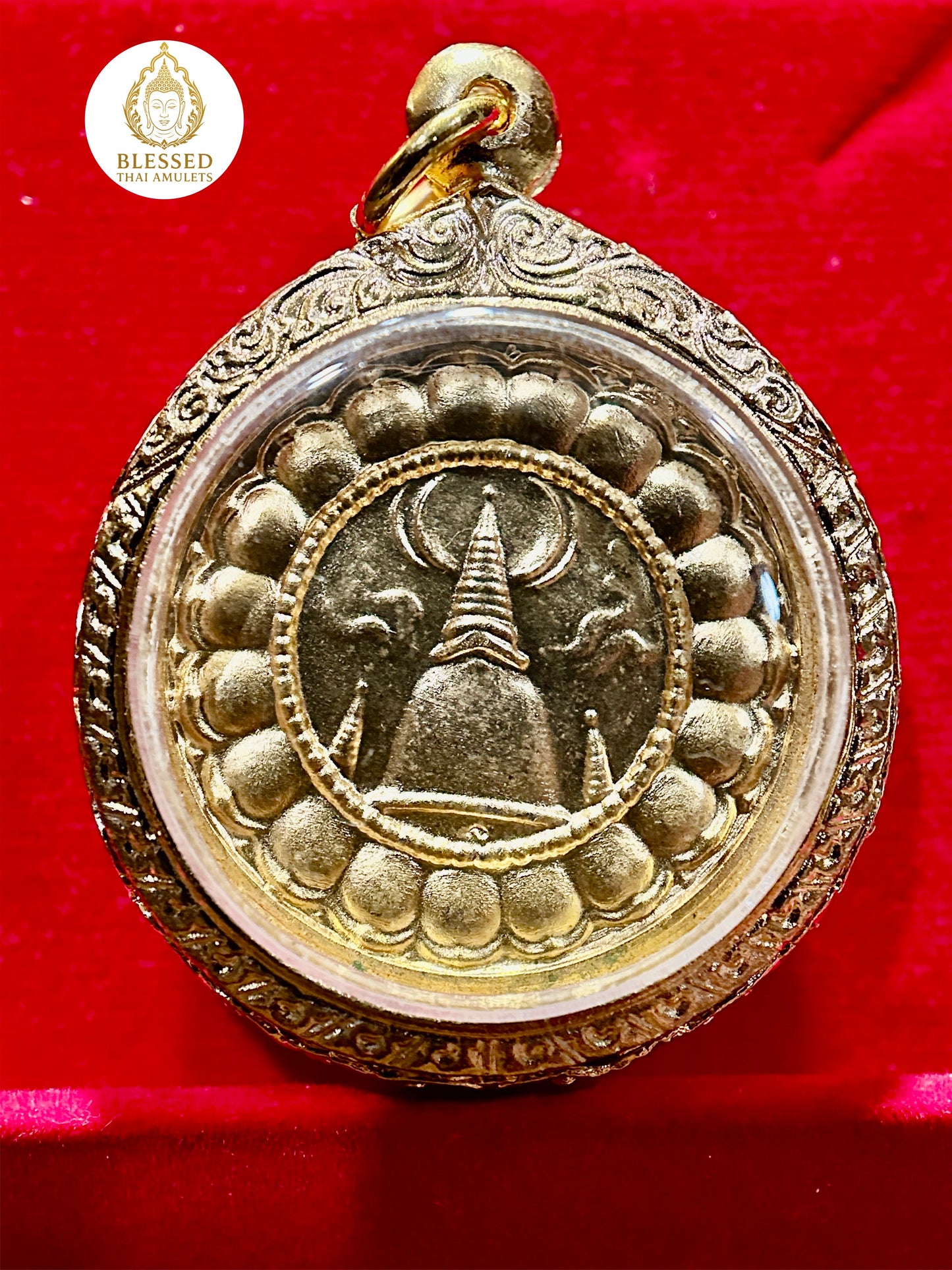 Naga-Protected Bodhisattva (Blue/Gold)