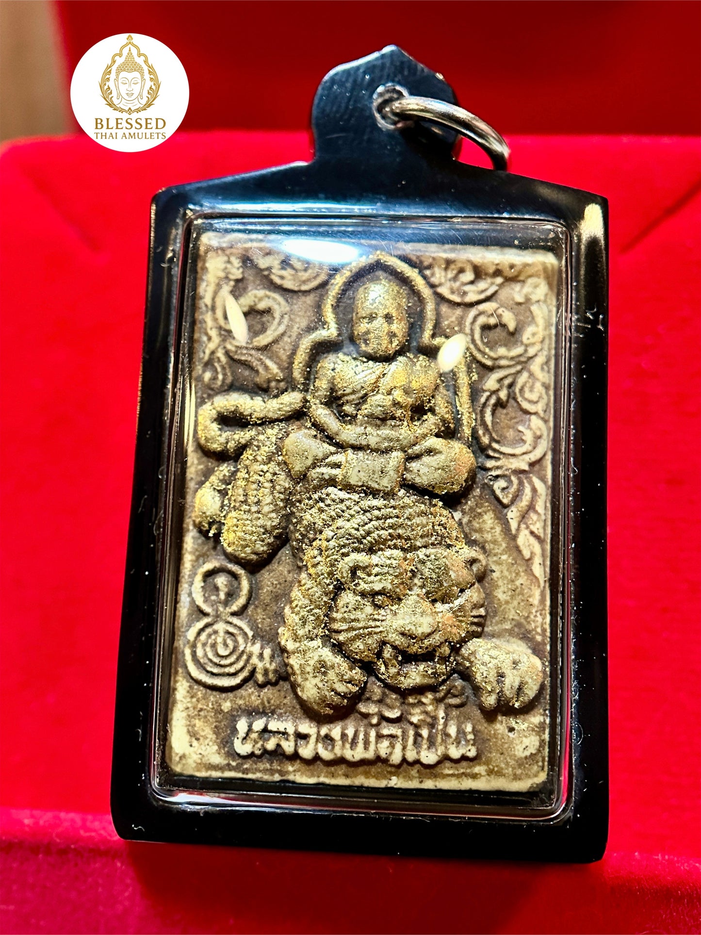 Hanuman & Monk Riding Tiger