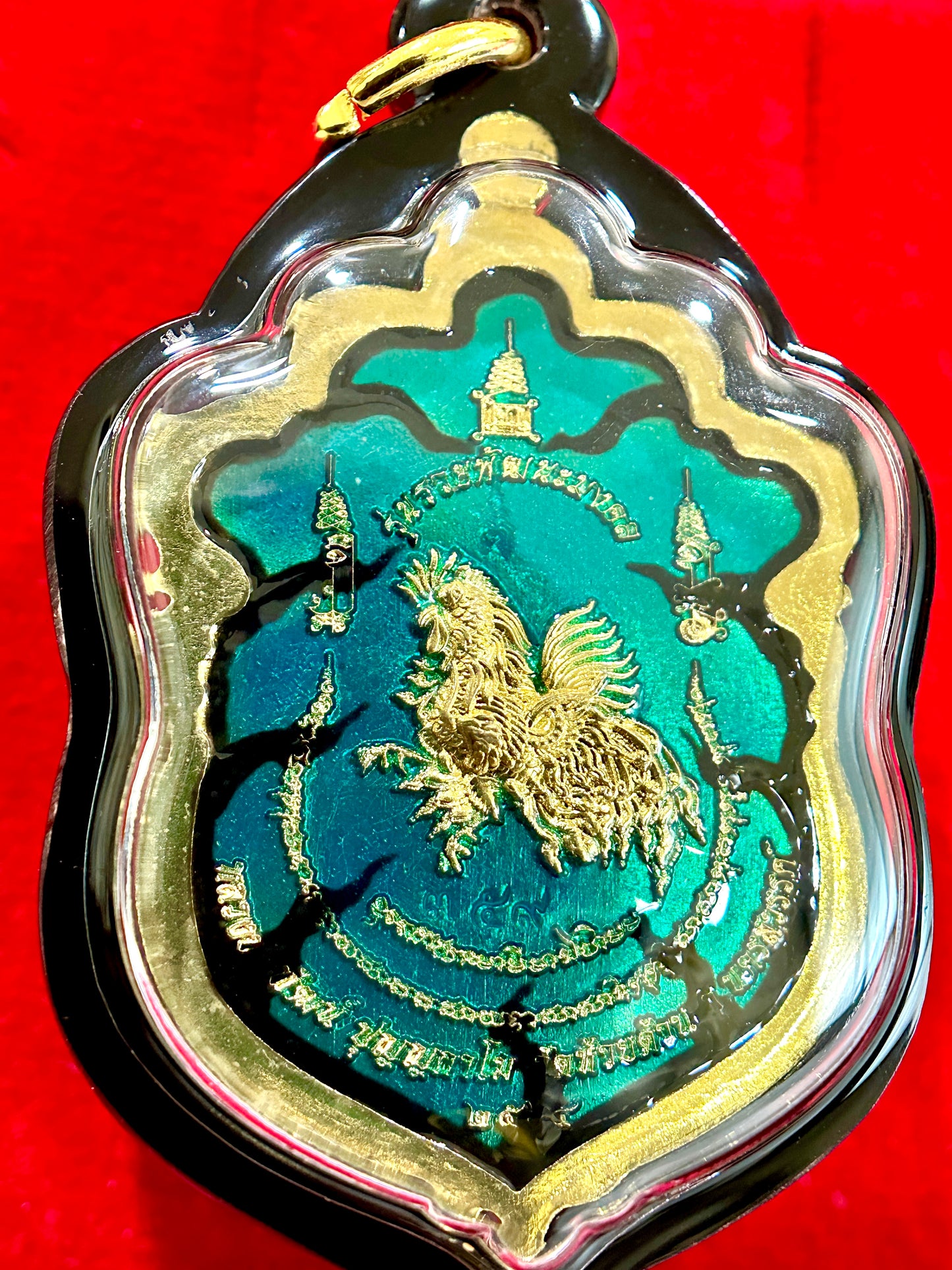 Luang Phor Phat & Sacred Rooster (Emerald Guardian Edition)