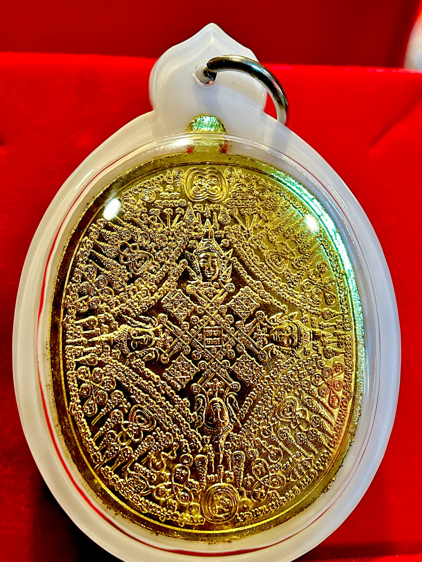 Phra Phrom Amulet (Thai Flag) Gold