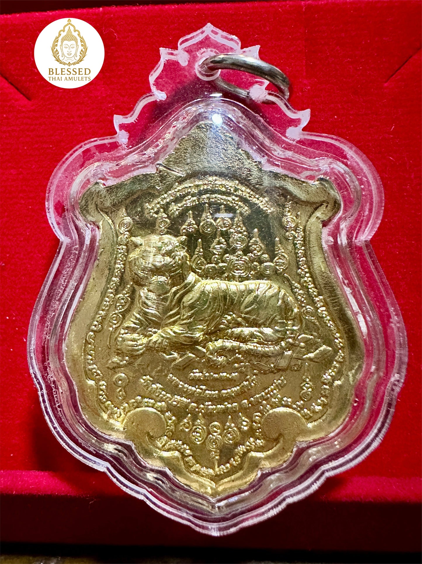Luang Phor Chai Headless Tiger (Gold/Black)