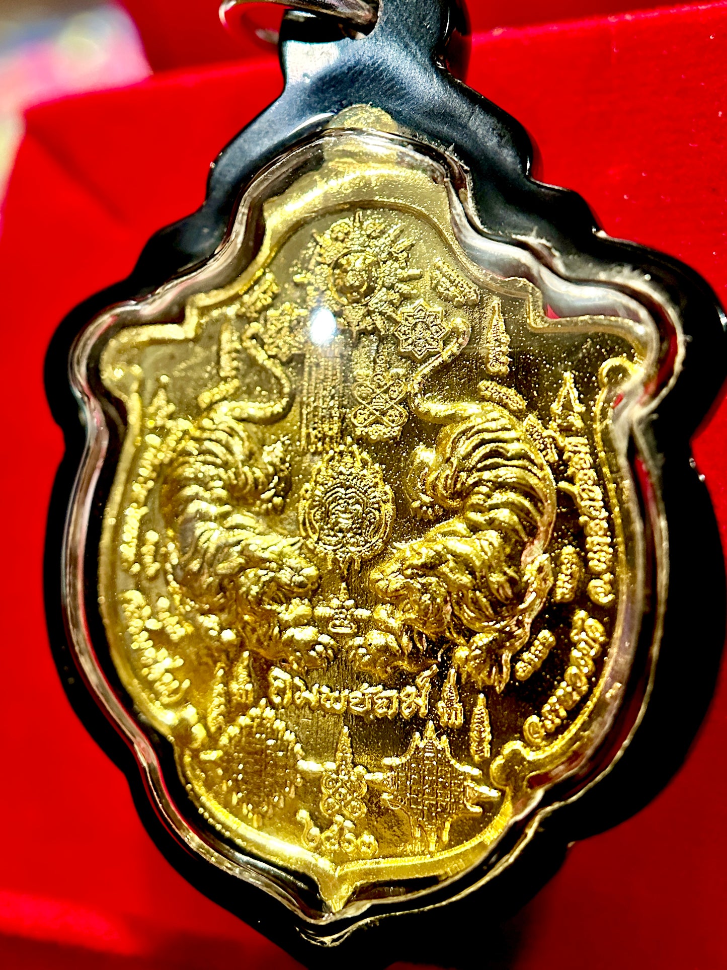 Luang Phor Phat Tiger Power (Red/Gold)