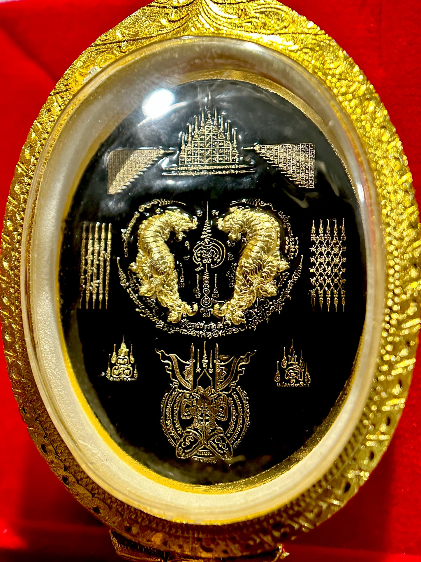 Nai Khanom Tom Signature Amulet (Black & Gold Edition)