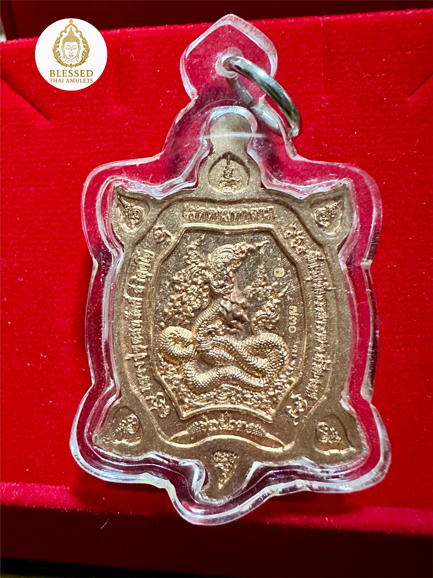 Luang Pu Udomsap Turtle (Purple/Copper)