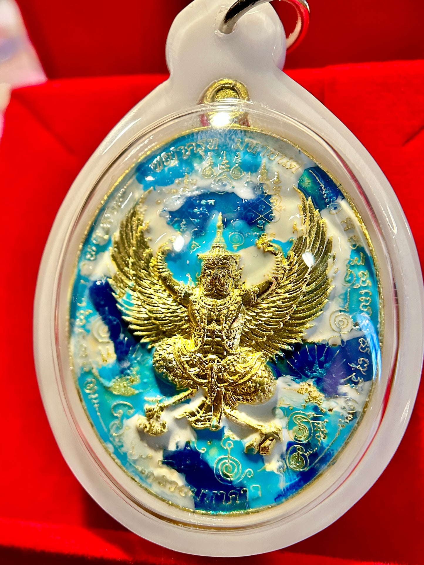 Garuda Sky Guardian Amulet (White Case)
