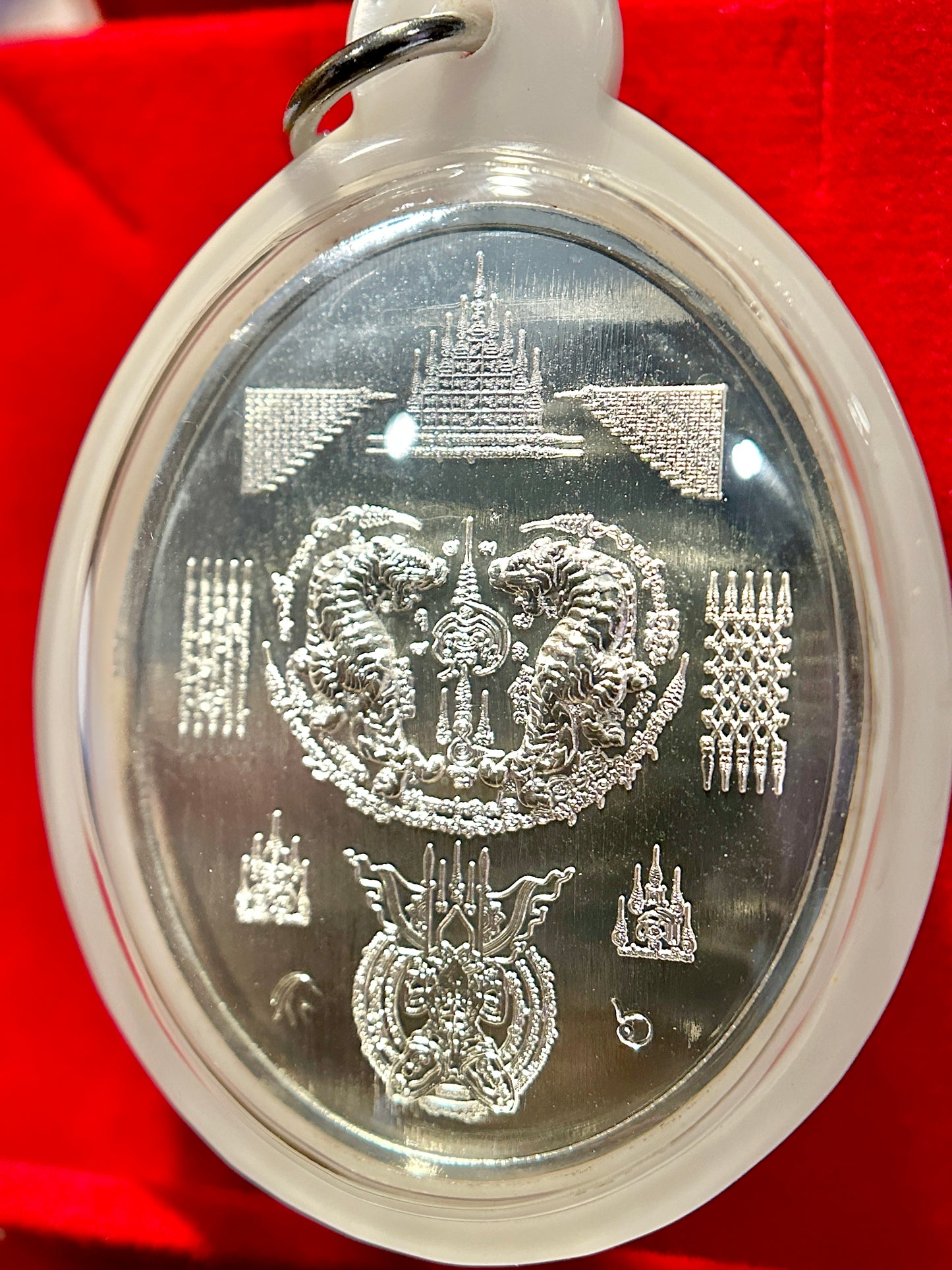 Nai Khanom Tom Signature Amulet (Silver Edition – White Case)