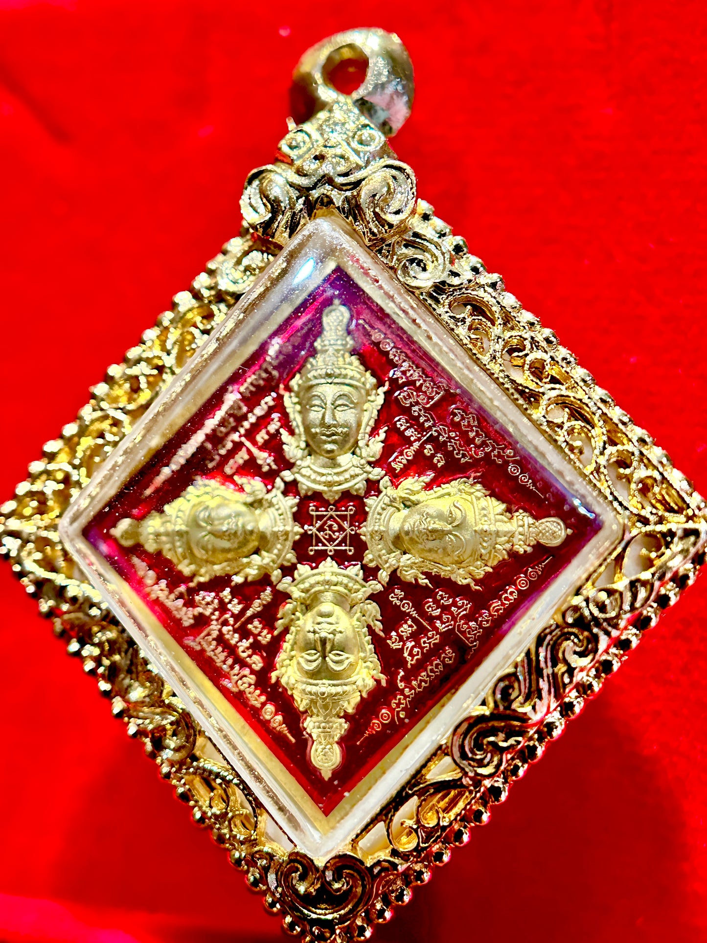 Phra Phrom Diamond Blessing (Red)