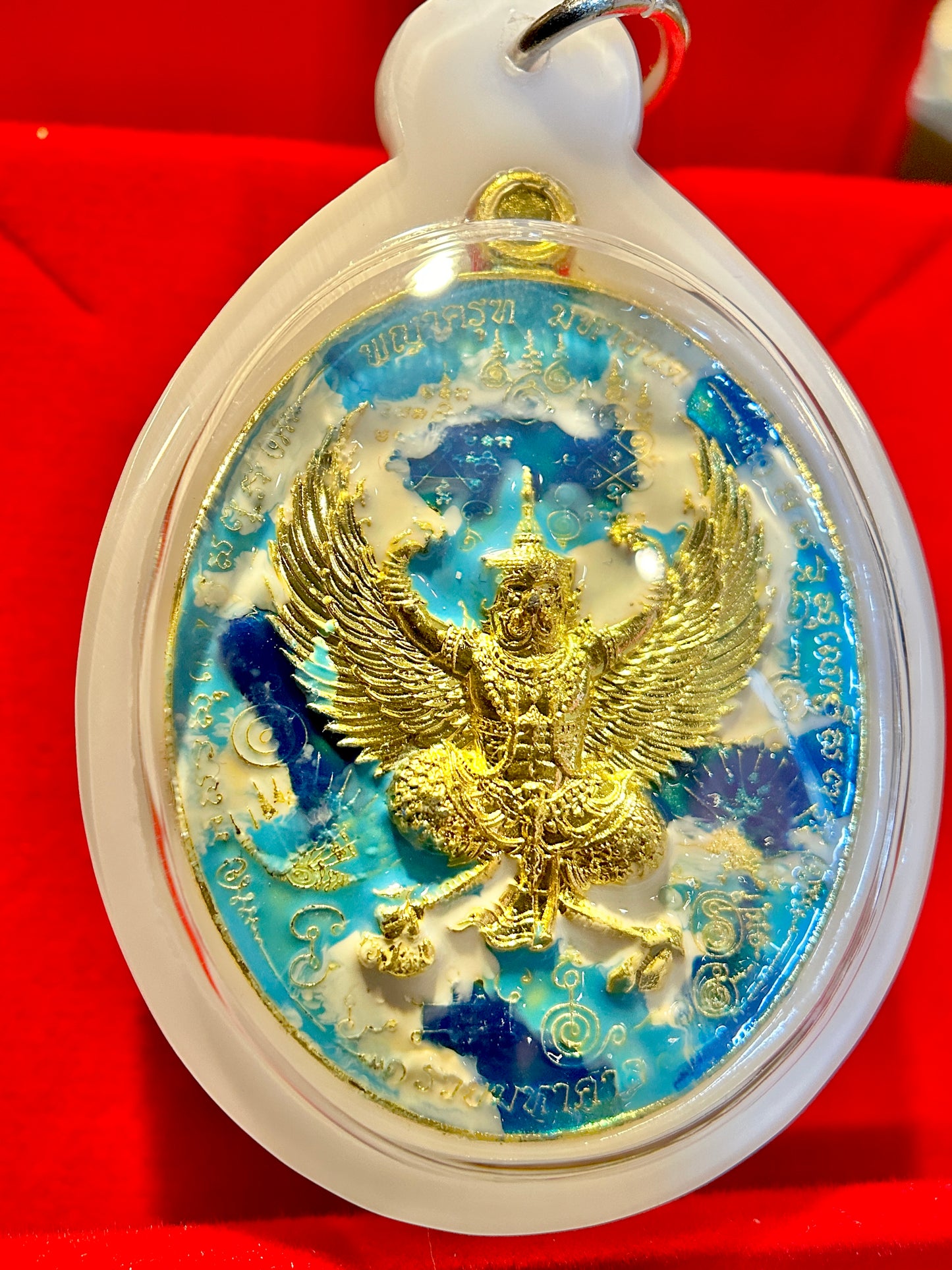 Garuda Sky Guardian Amulet (White Case)