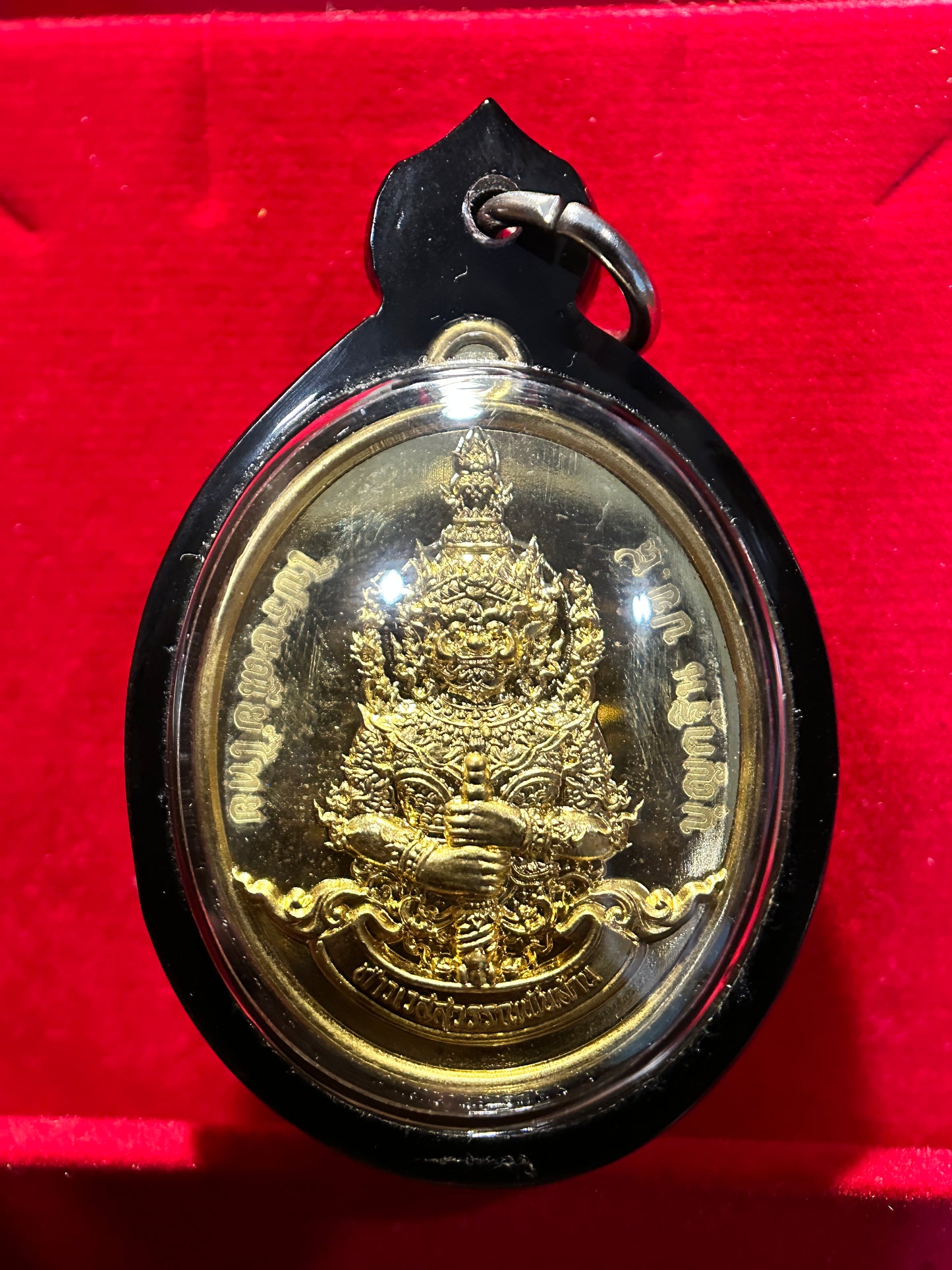 Golden Tao Wessuwan Guardian Amulet (Dual-Sided)
