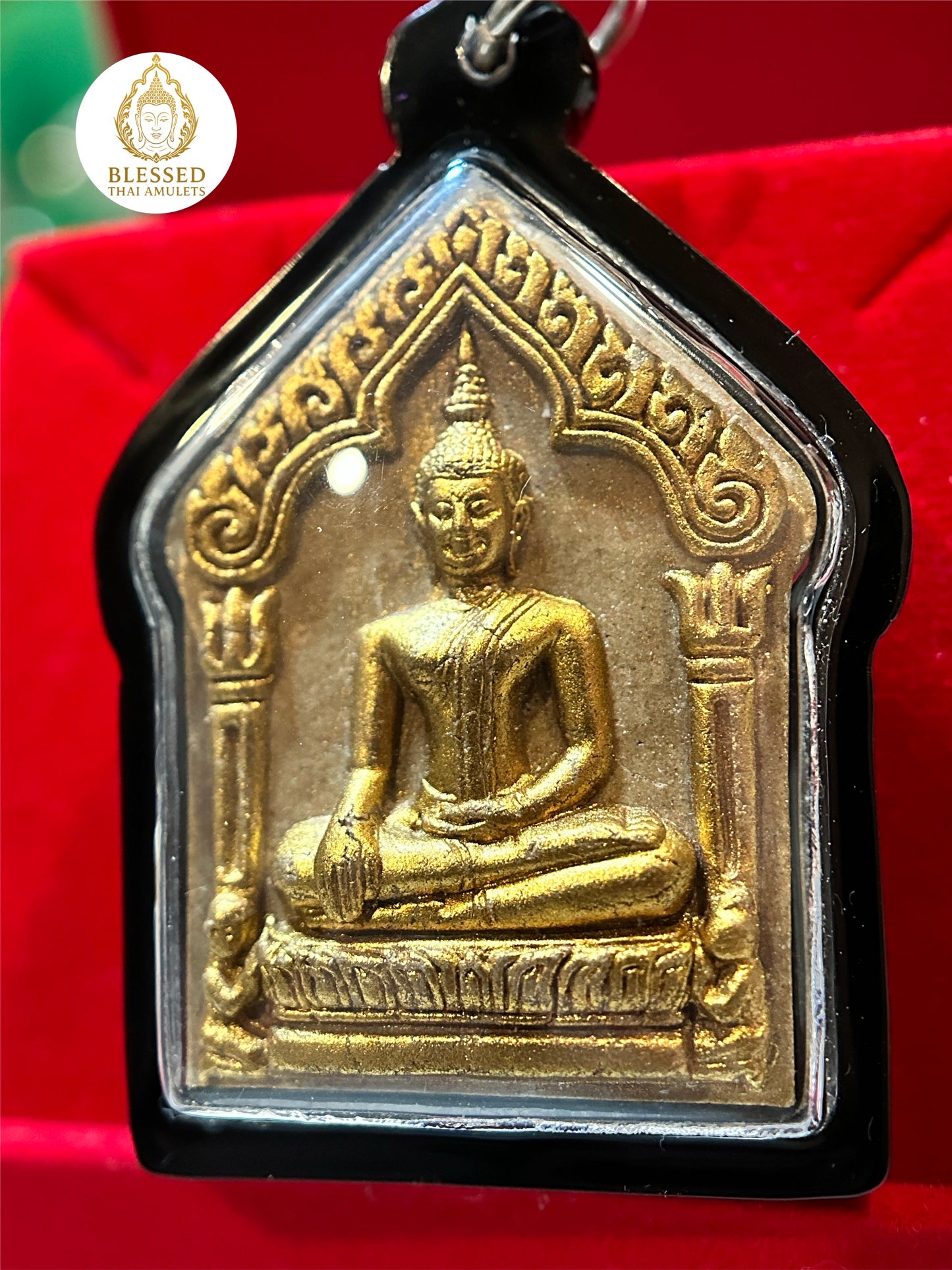 Golden Tranquility Buddha – Scripted Blessing