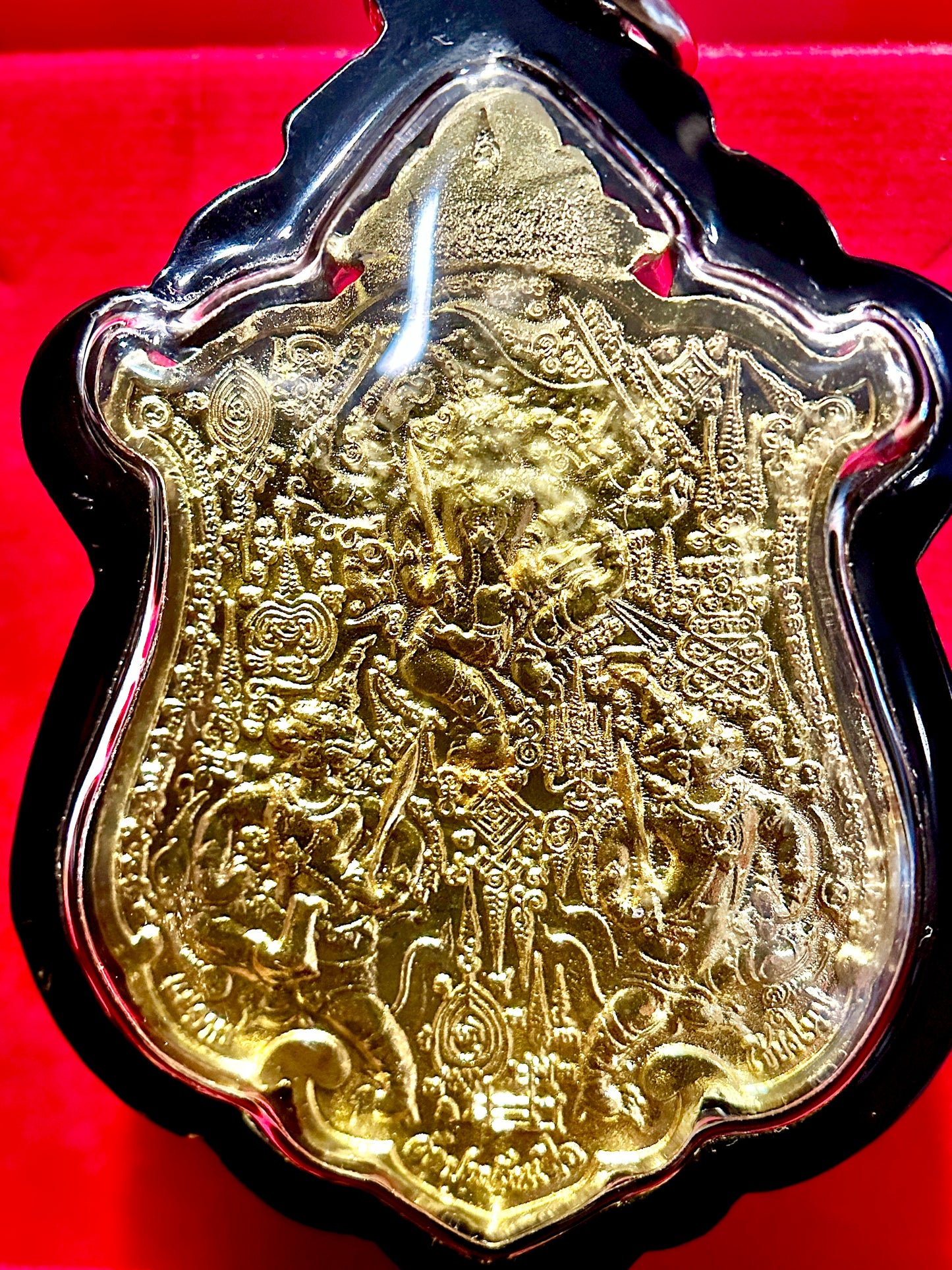 Kali/Shiva & Triple Hanuman (Black/Gold)
