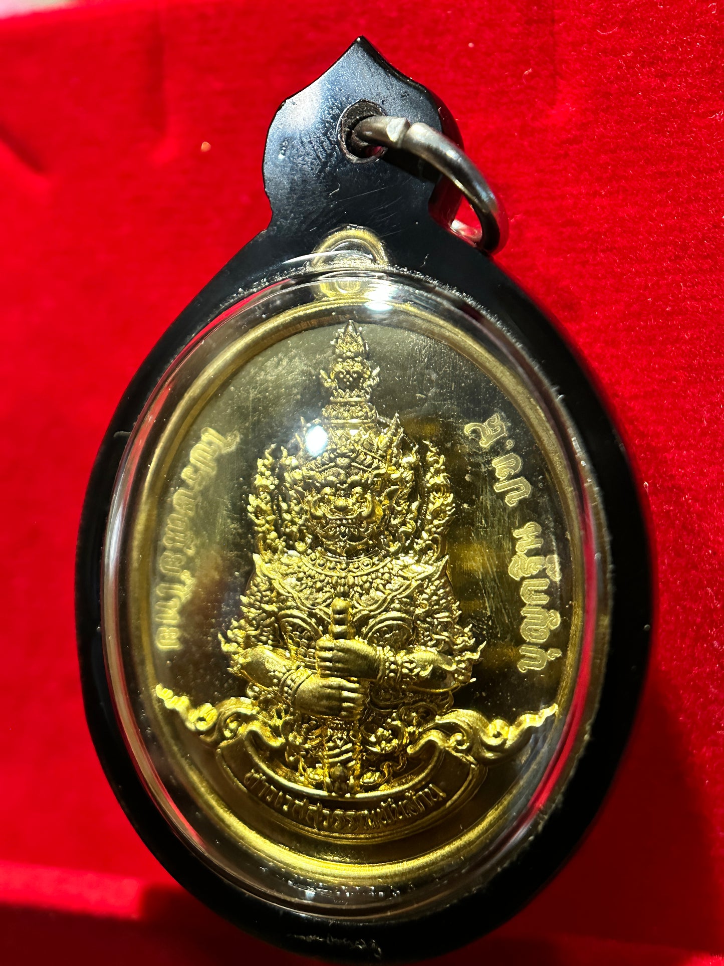 Golden Tao Wessuwan Guardian Amulet (Dual-Sided)