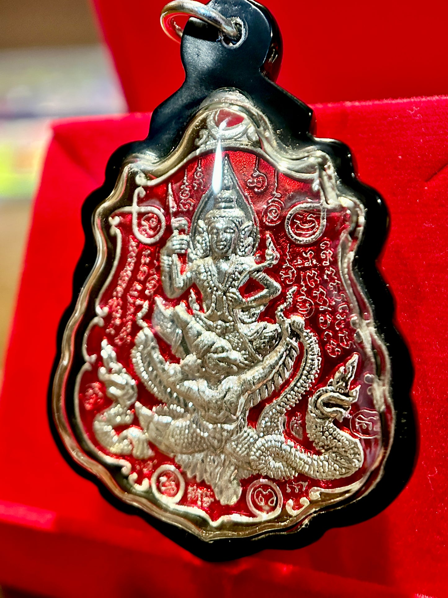 Vishnu & Garuda with Nagas