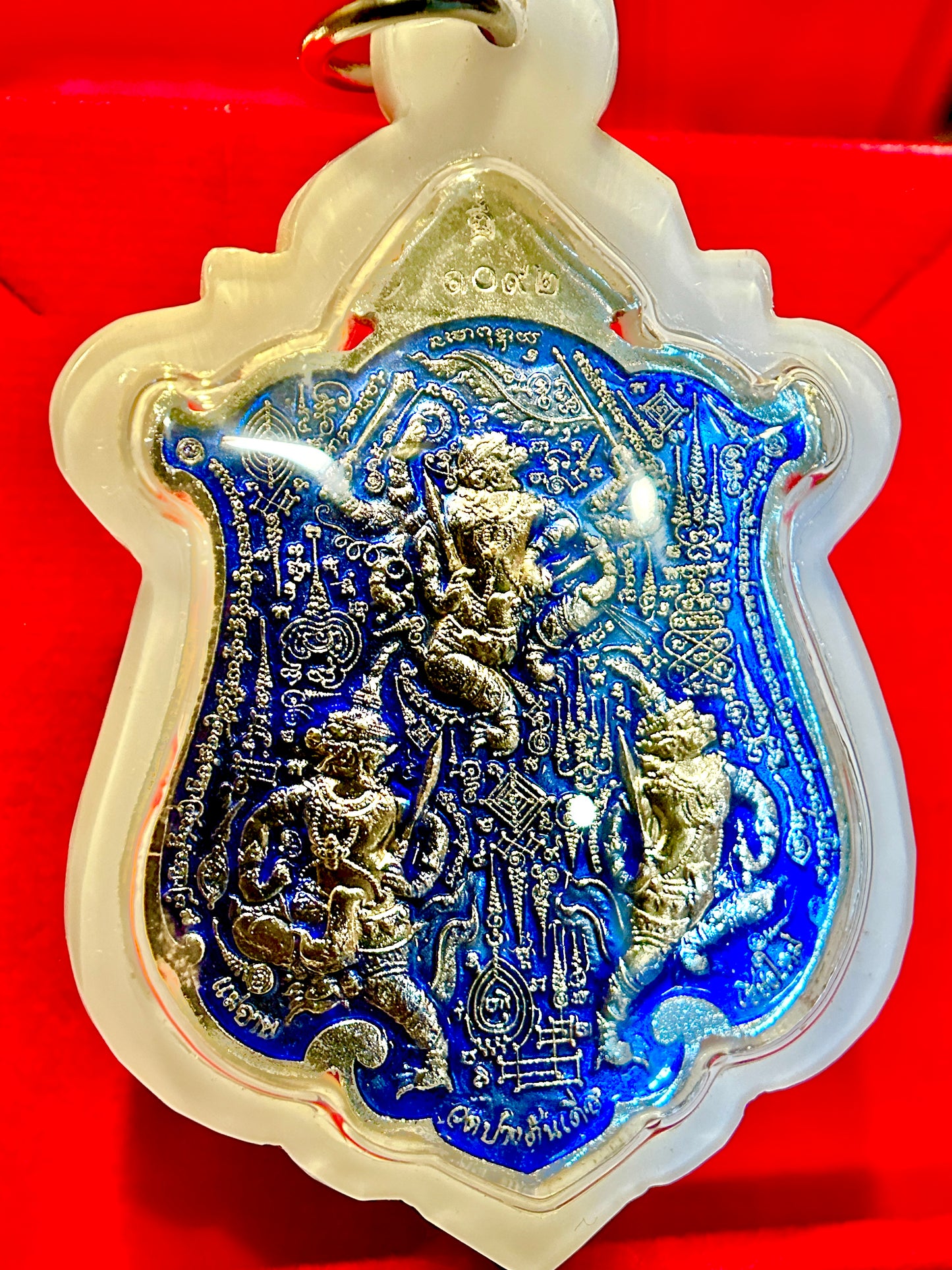 Kali/Shiva & Triple Hanuman (Blue/Silver)