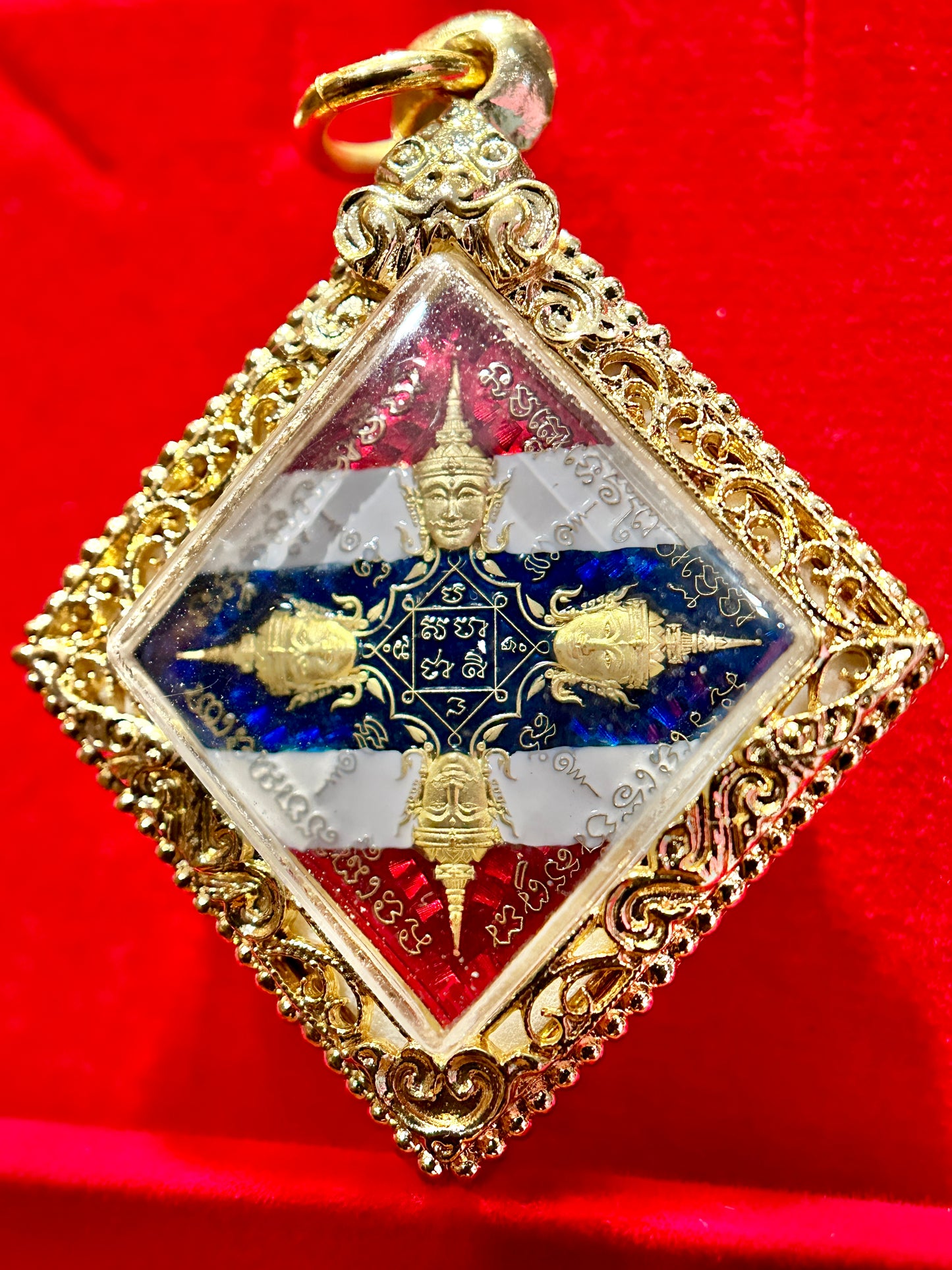Phra Phrom Diamond Blessing (Thai Flag)