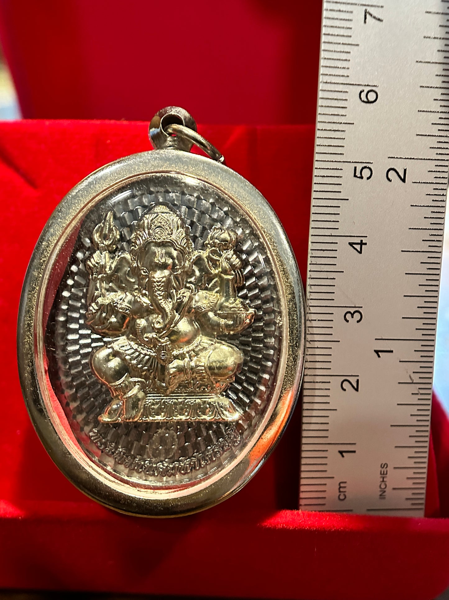 Ganesha Maha Ruesi Om Yantra (Silver)