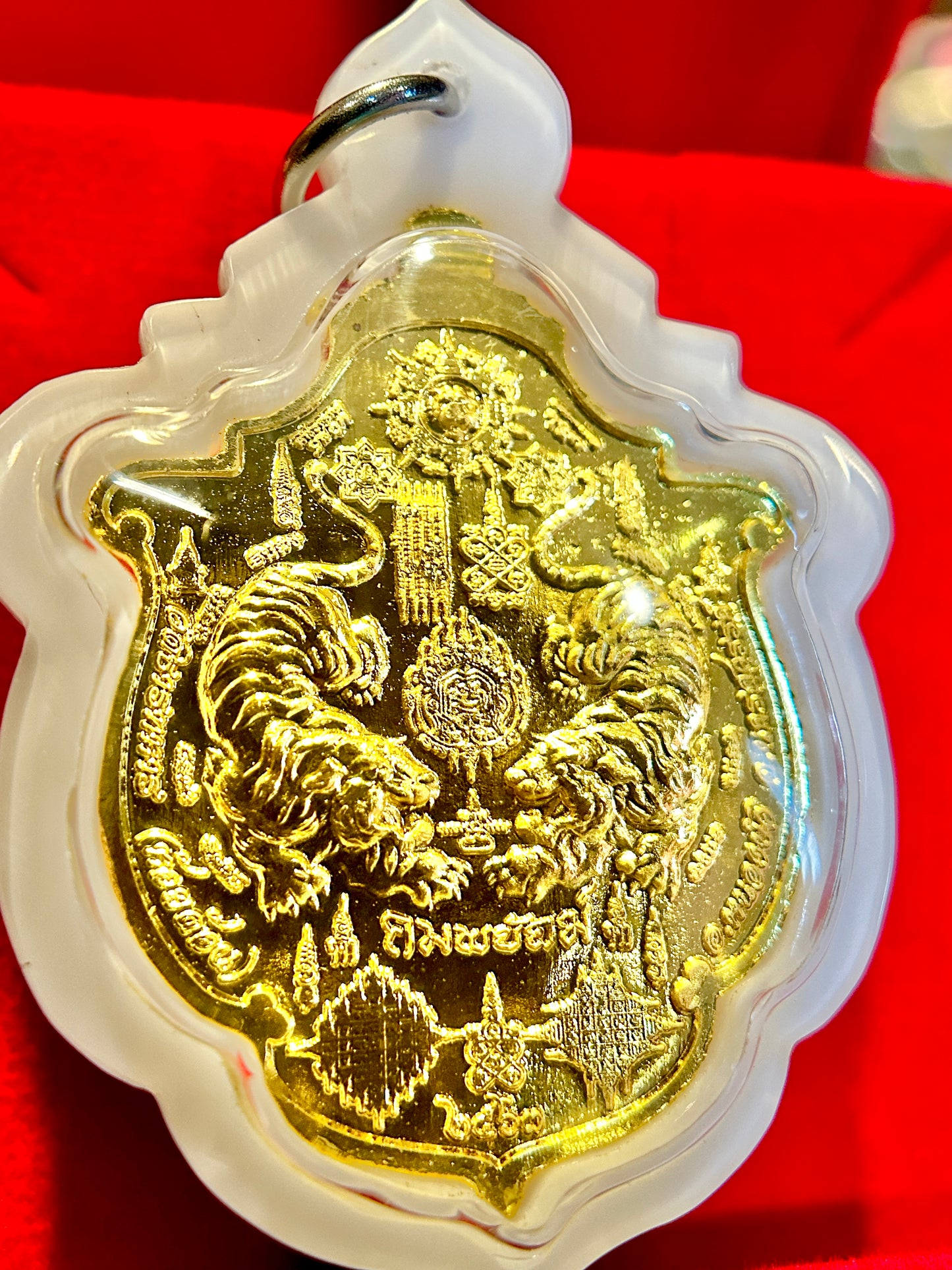 Luang Phor Phat Tiger Power (Green/Gold)