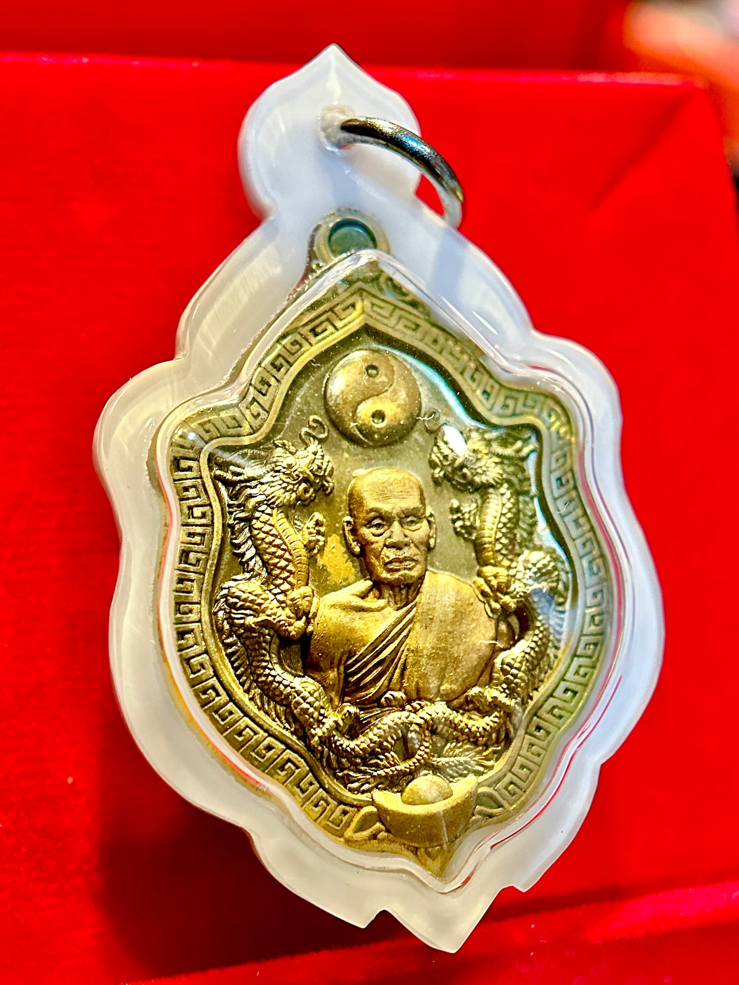 Twin Dragon Wealth & Hanuman Guardian Amulet