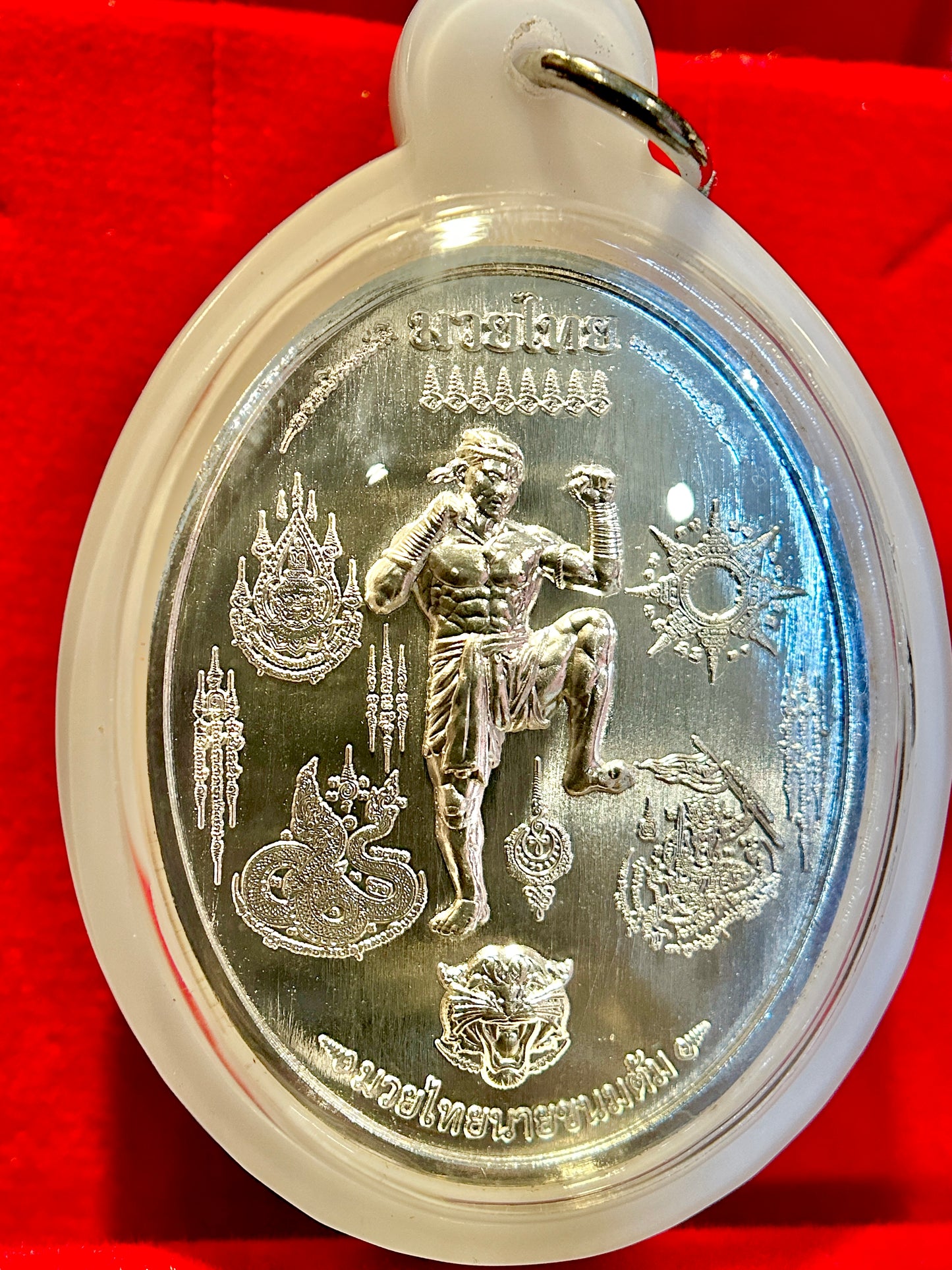 Nai Khanom Tom Signature Amulet (Silver Edition – White Case)