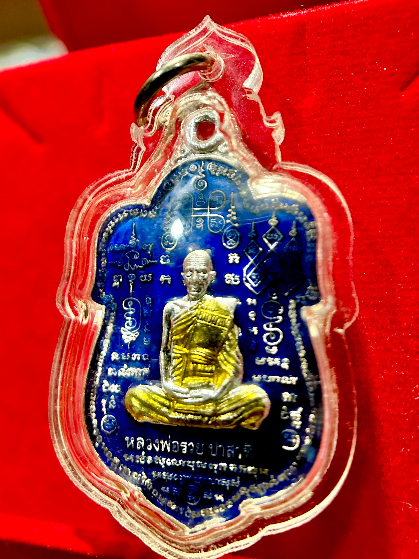 Luang Phor Ruay (Blue/Silver)