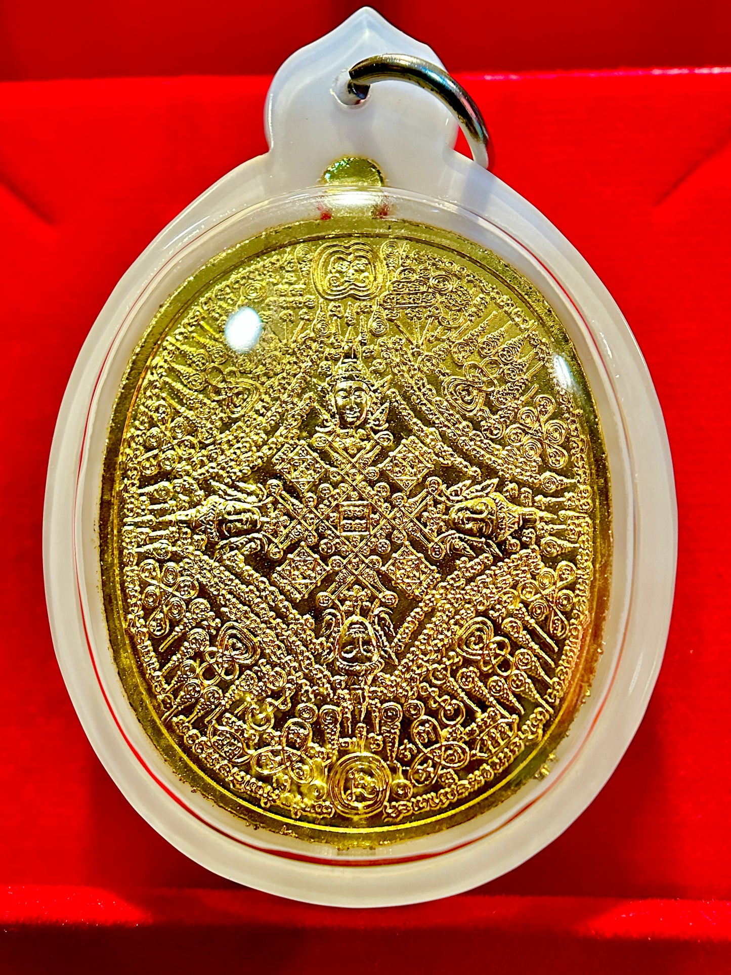 Phra Phrom Amulet (Thai Flag) Gold