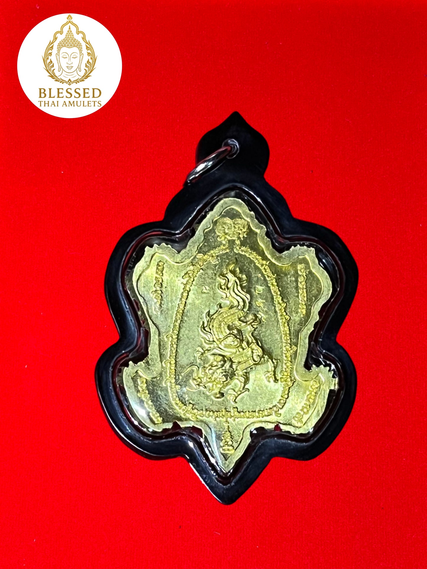 Monk of Fortune & Dragon of Power (GoldĀ Turtle)