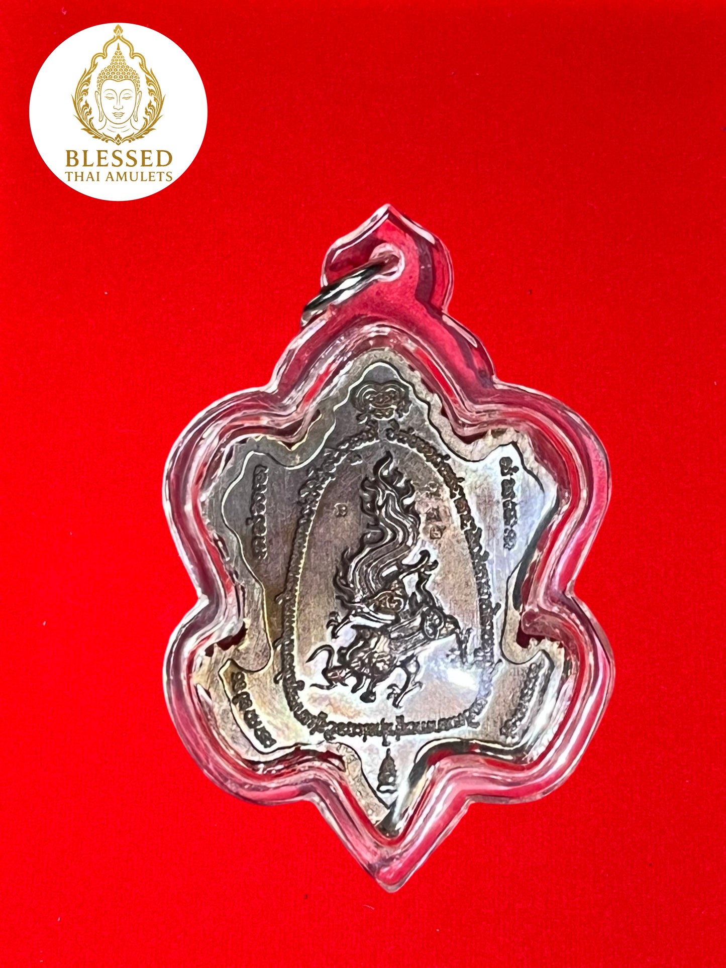 Monk of Fortune & Dragon of Power (Darkened Bronze Turtle)