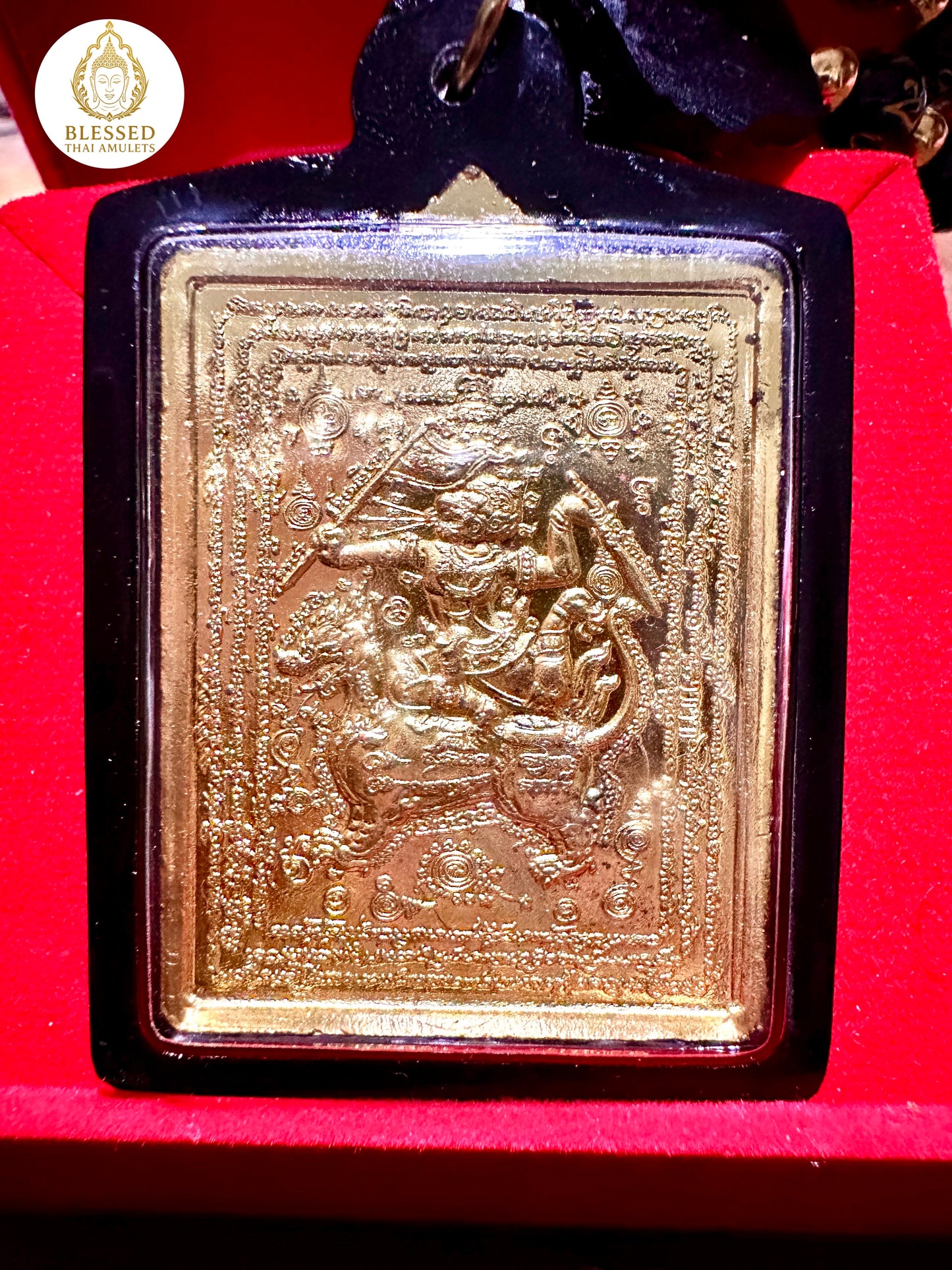 Golden Hanuman, Monk & Elephant